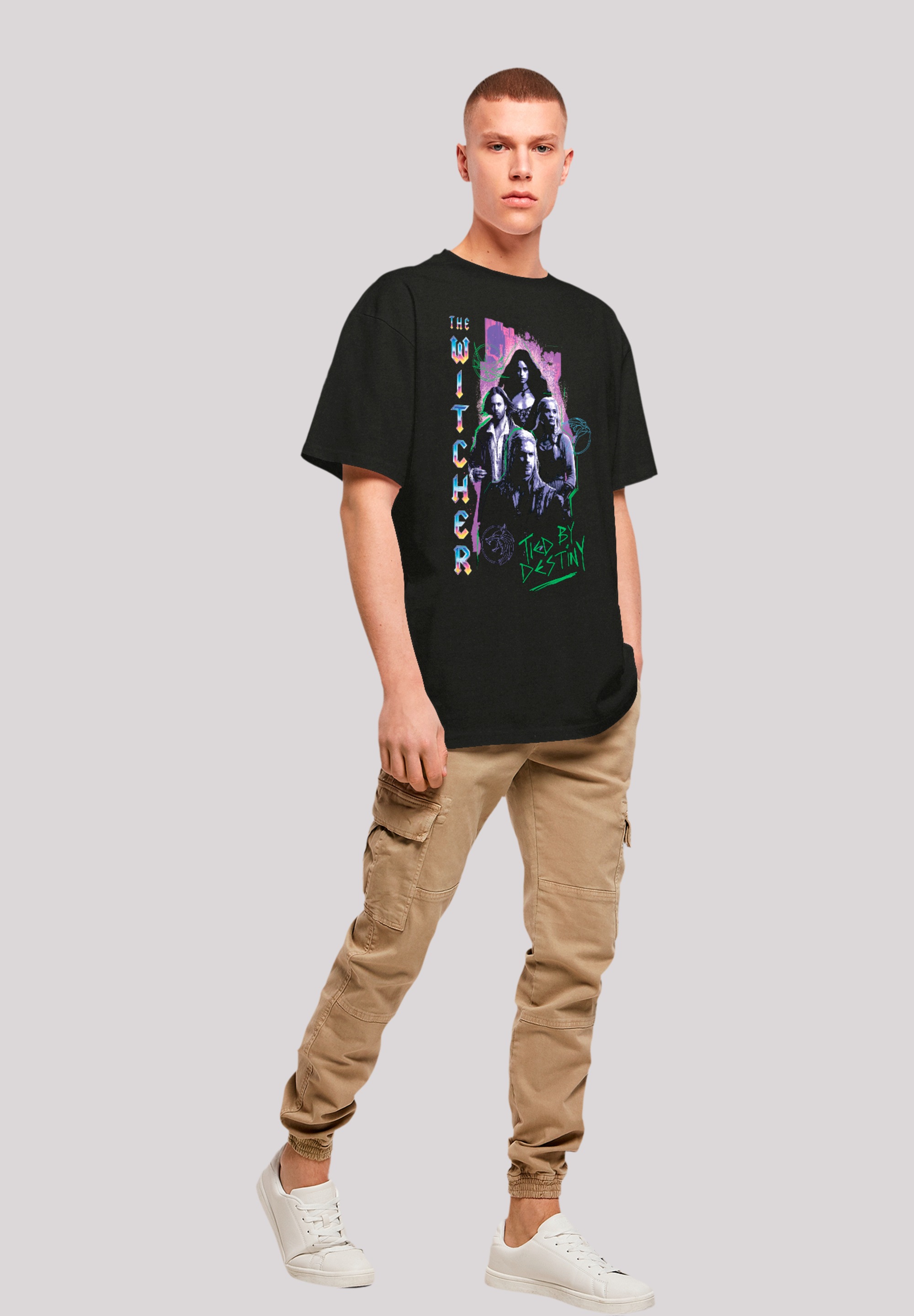 F4NT4STIC T-Shirt »The Witcher Tied By Destiny«, Premium Qualität