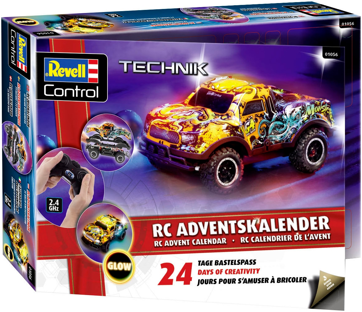 Revell® Spielzeug-Adventskalender »Christmas Driver, ferngesteuertes RC Auto zum Selberbauen«, ab 6 Jahren