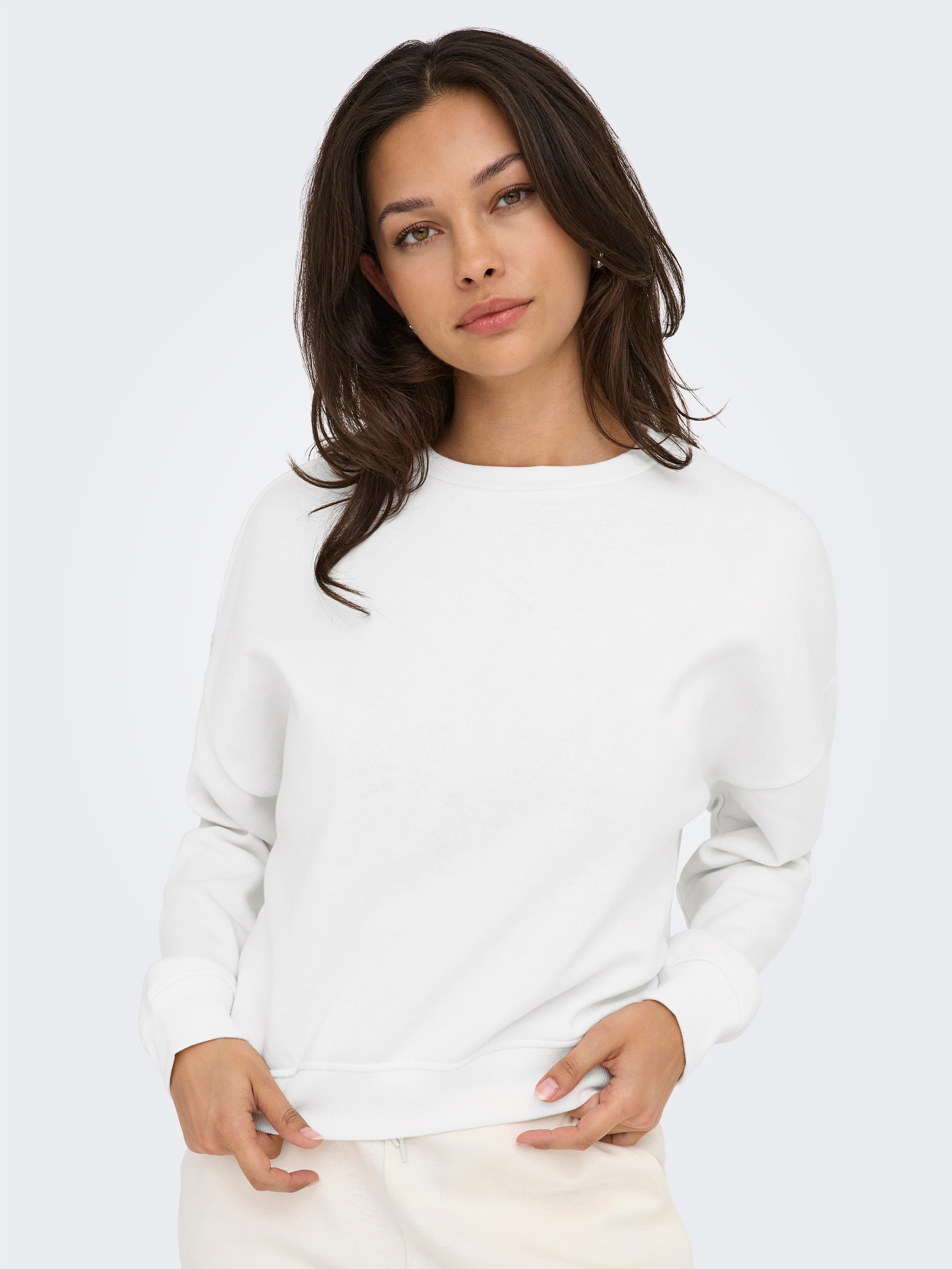 ONLY Sweatshirt "ONLSWEAT L/S CREW OVERSIZE SWT" günstig online kaufen