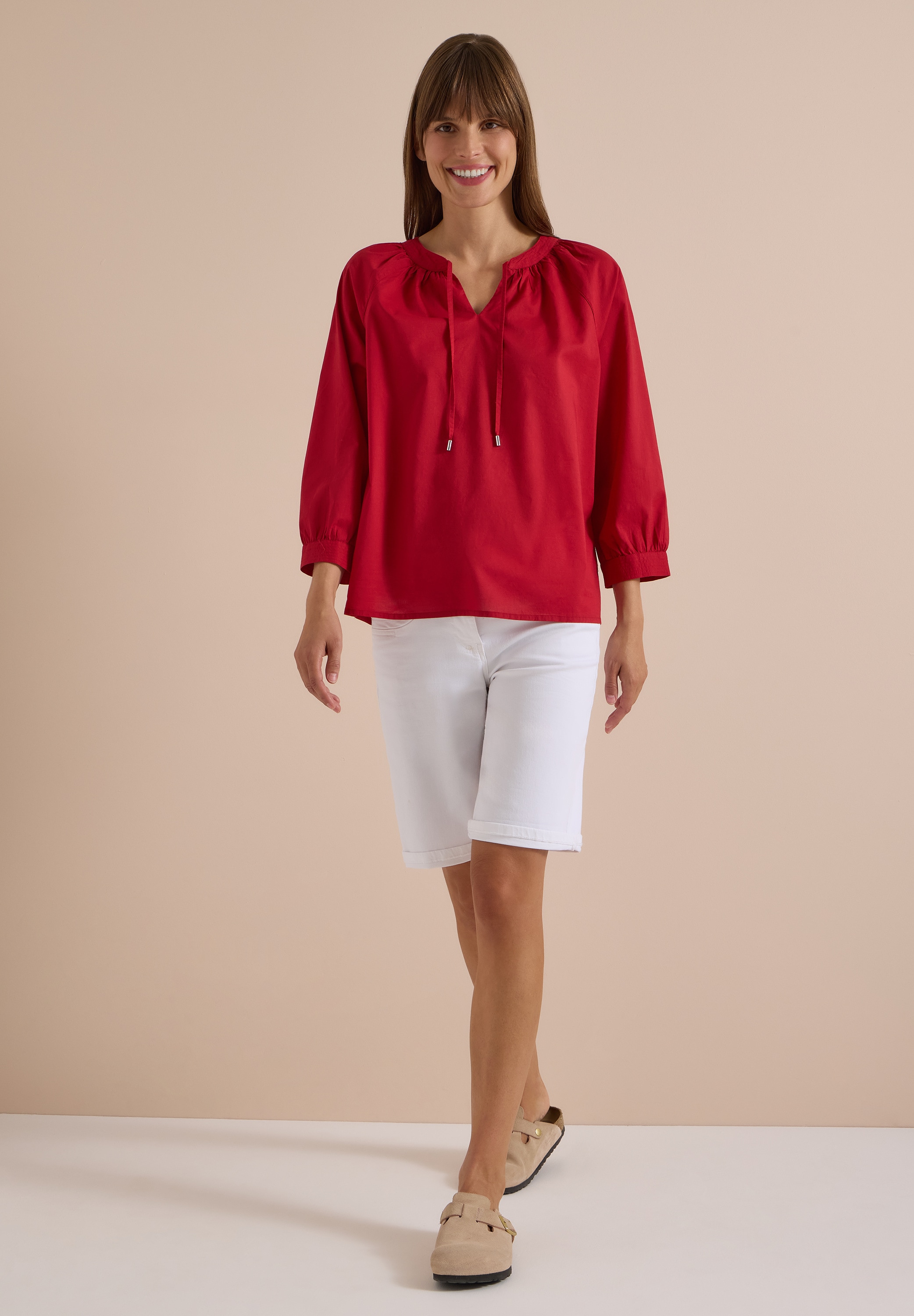 Cecil Klassische Bluse aus reiner Baumwolle