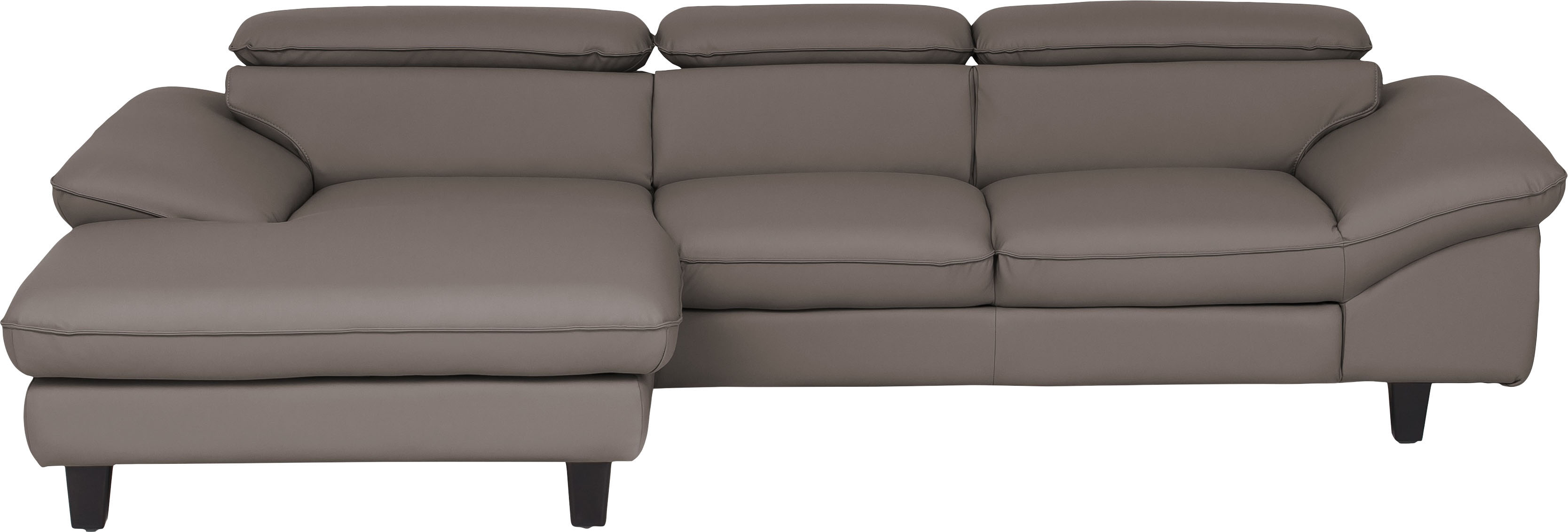 OTTO home Ecksofa "Pilot L-Form" mit Kopfteilverstellung, wahlweise mit Schlaffunktion & Bettkasten