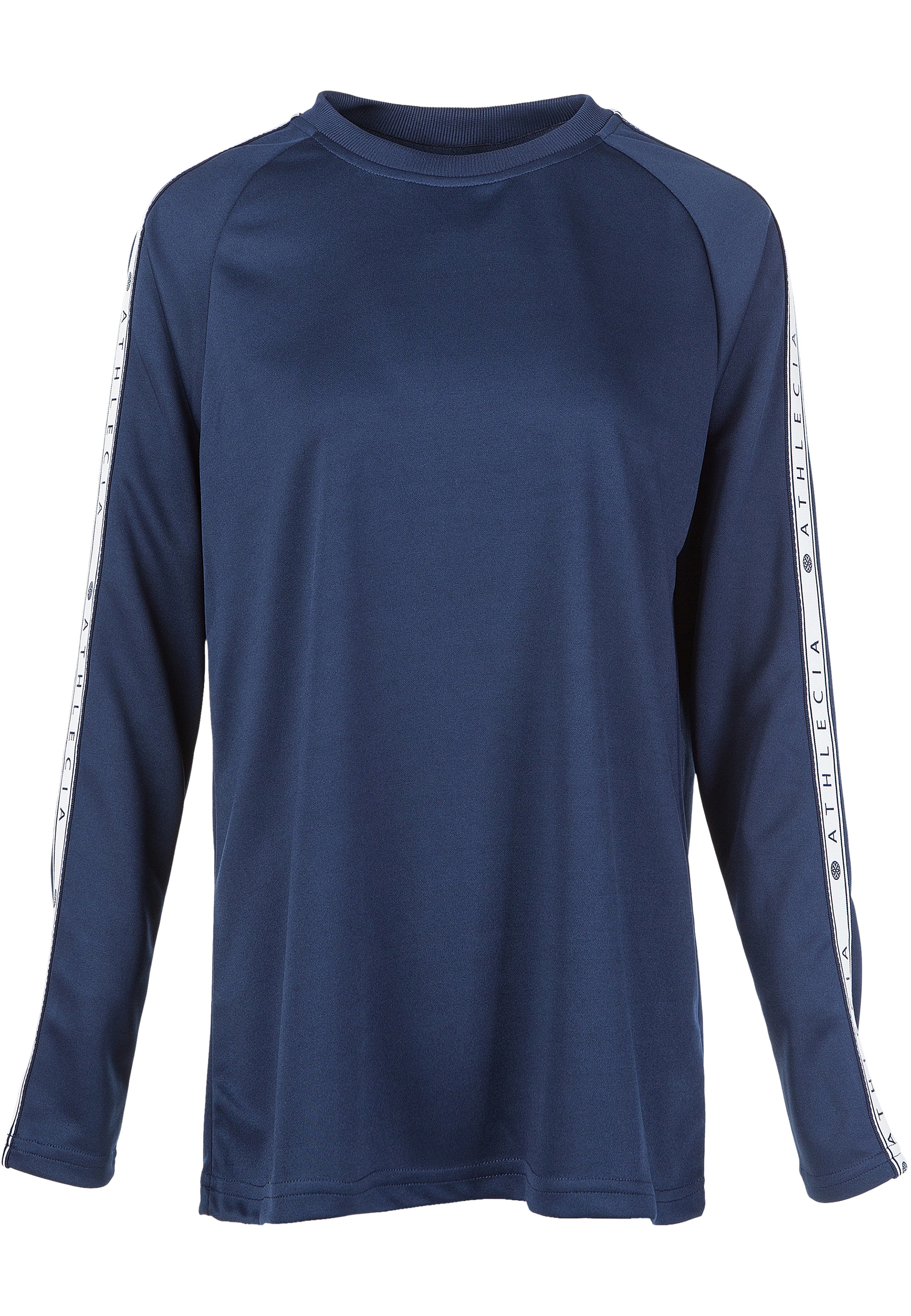 ATHLECIA Langarmshirt »SELLA«, (1 tlg.), mit hippen Logoprint-Streifen