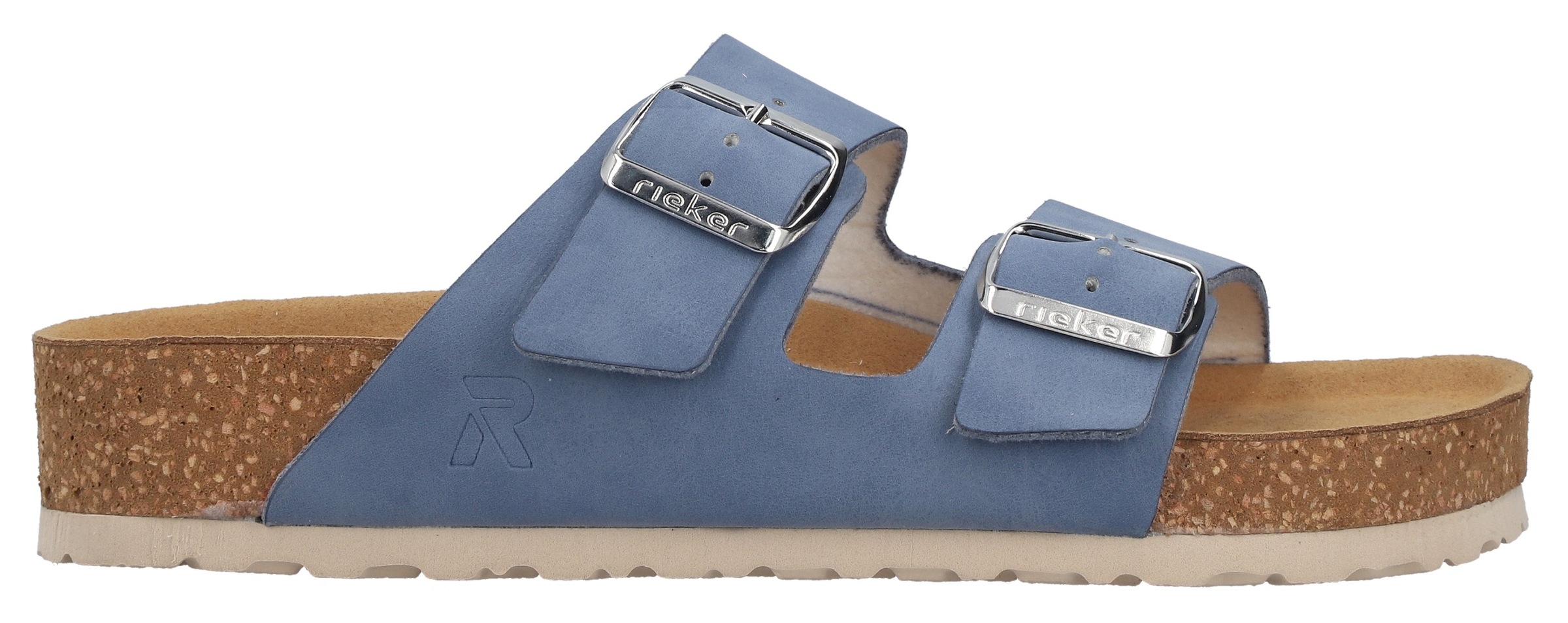 Rieker Pantolette  Sommerschuh, Strandschuh, Hausschuh mit verstellbaren Schnallen