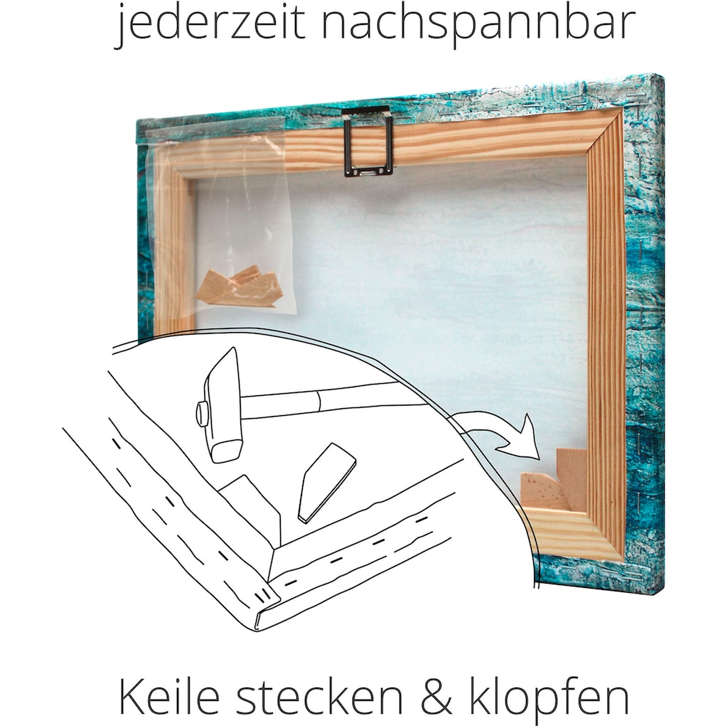 Artland Wandbild »Fensterblick Afrikanische Steppe Löwen«, Fensterblick, (1 St.)