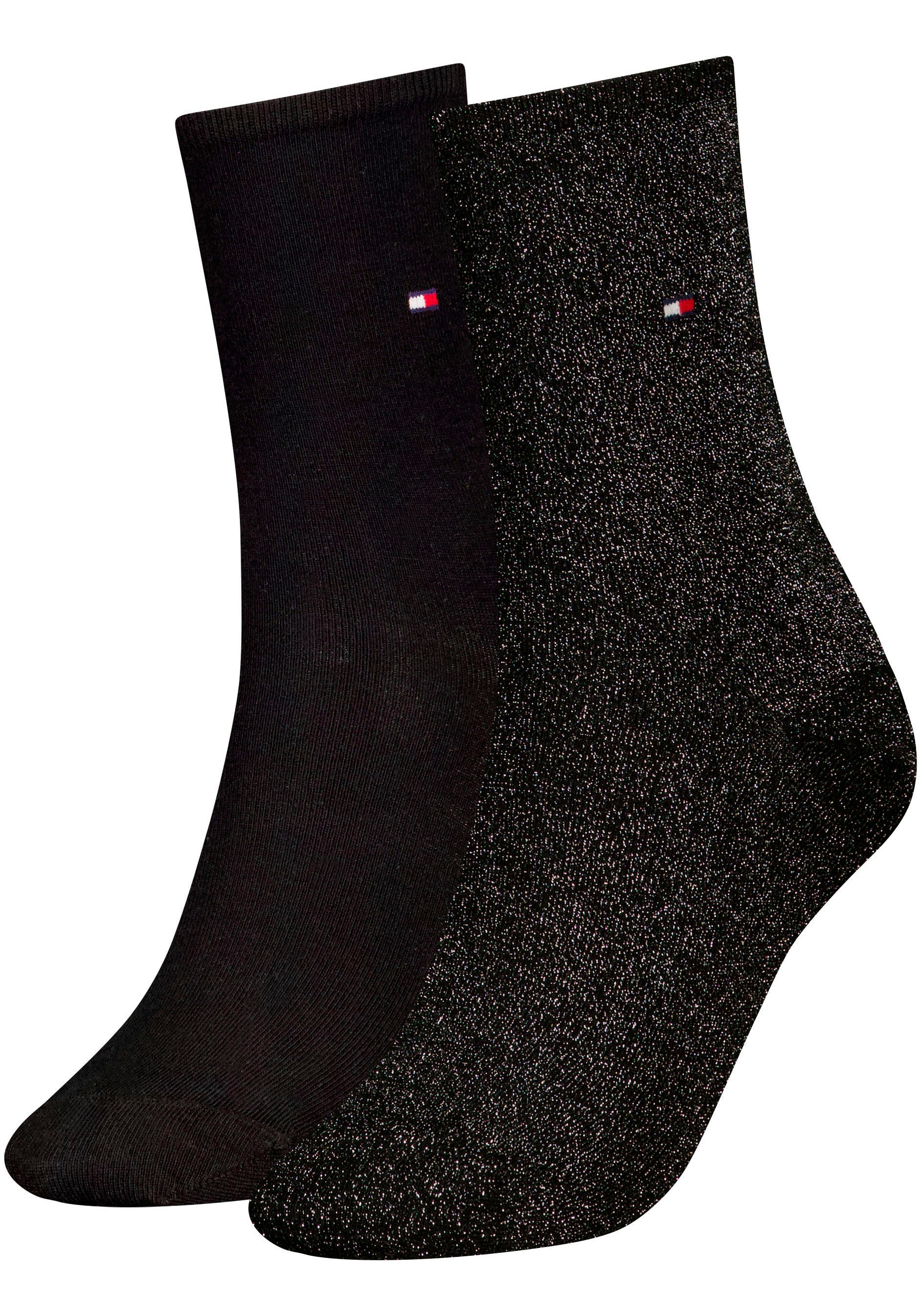 TOMMY HILFIGER Socken (2 poros) su kuklus Logo