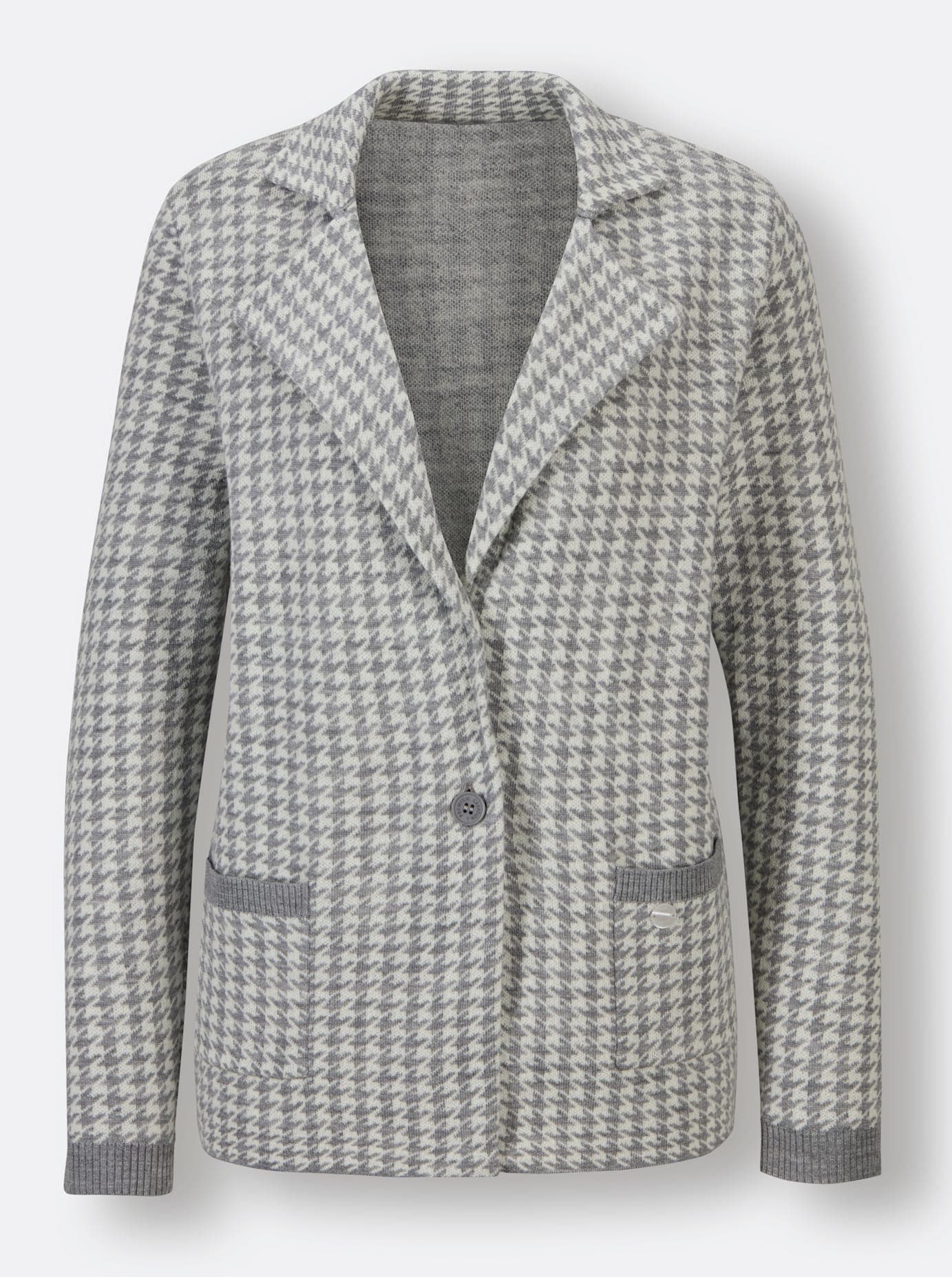 CREATION L PREMIUM Jacquardstrickjacke