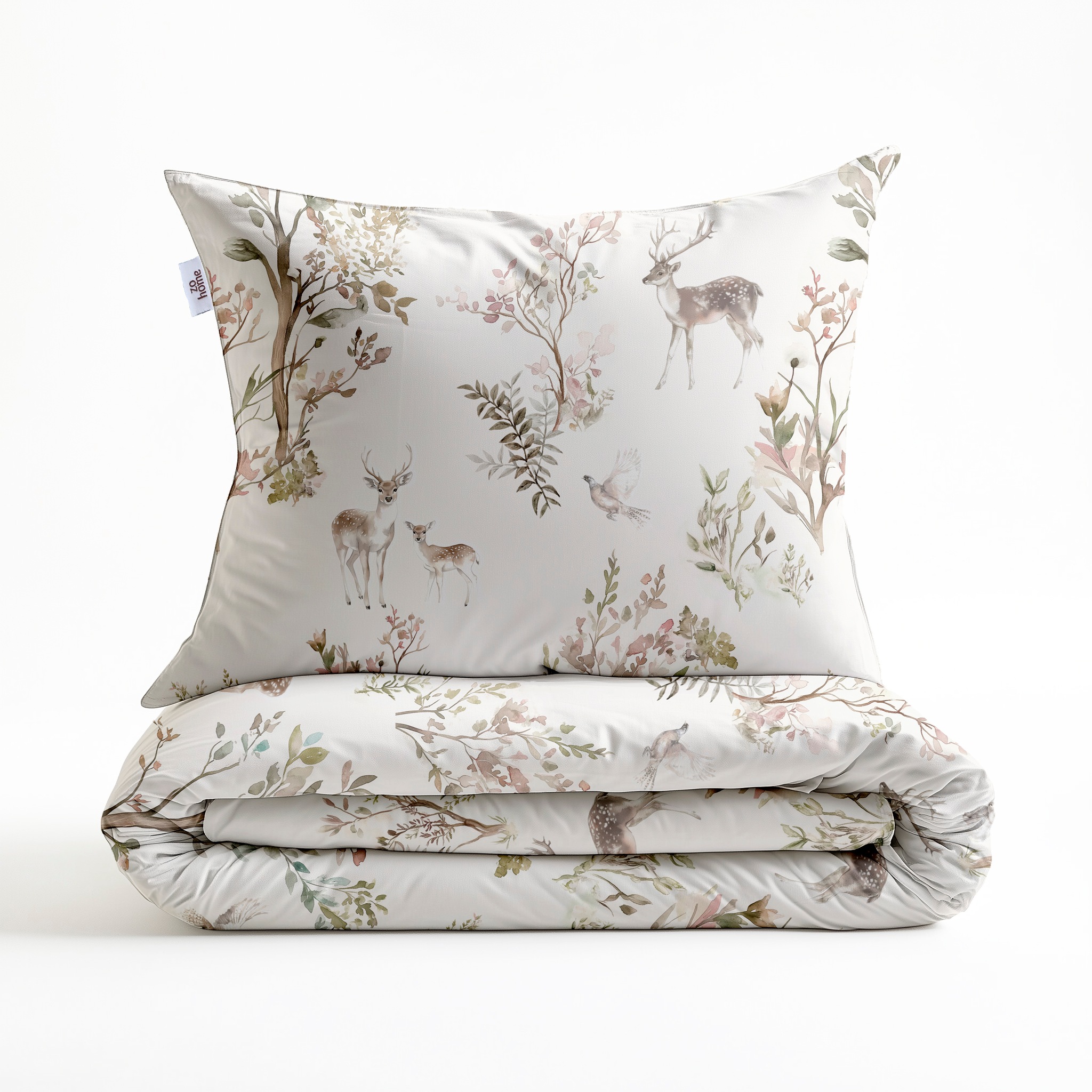 Thumbnail - ZO HOME Bettwäsche "Zohome Bettwäsche Baumwolle-Flanell Hazel" 2 Bettwäsche aus 100% Baumwolle, hochwertige Flanell, ab ...