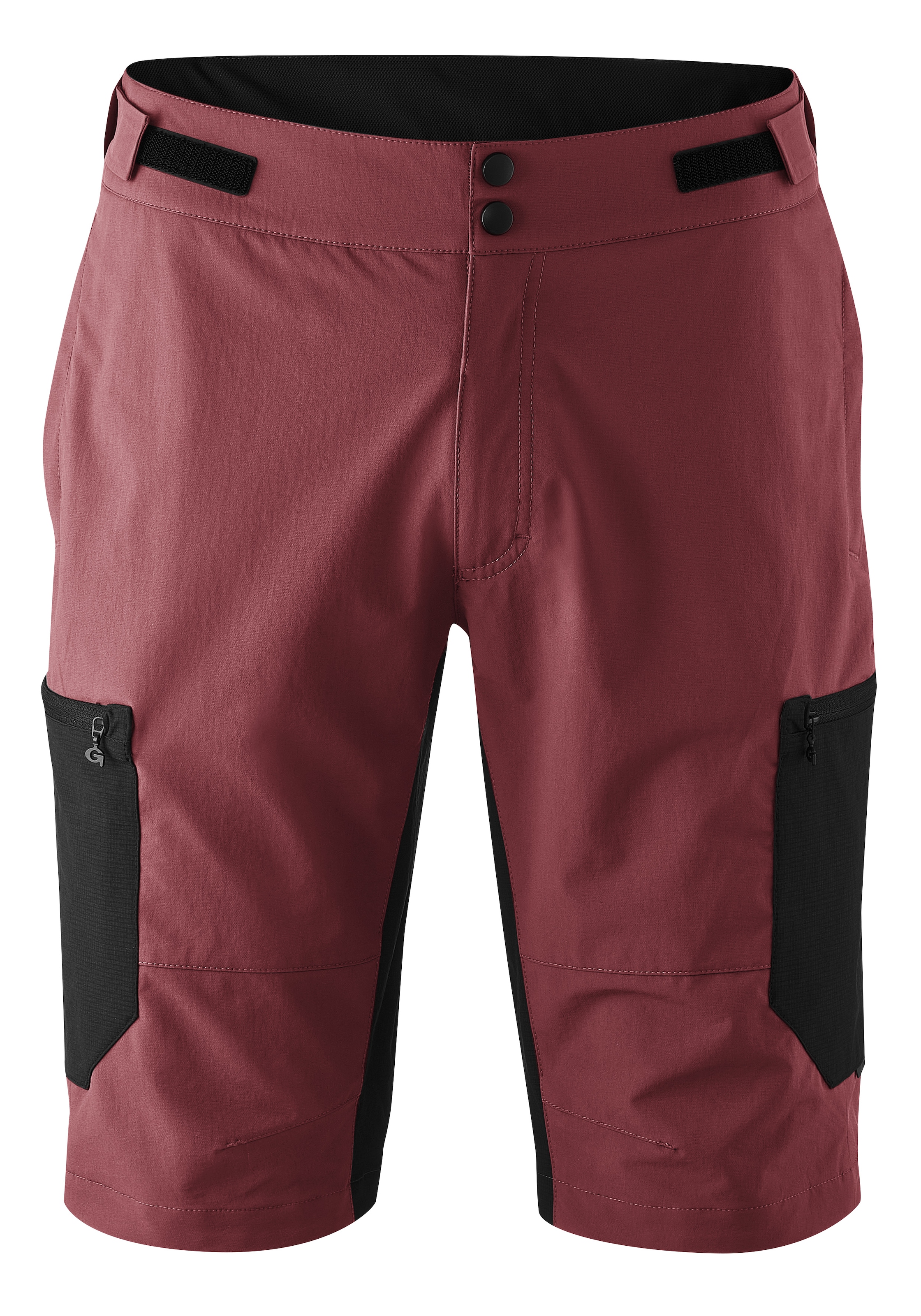 Gonso Radhose "GARZONE", Herren Bike-Shorts, Fahrradhose, Sitzpolster und Taschen, Bund flexibel