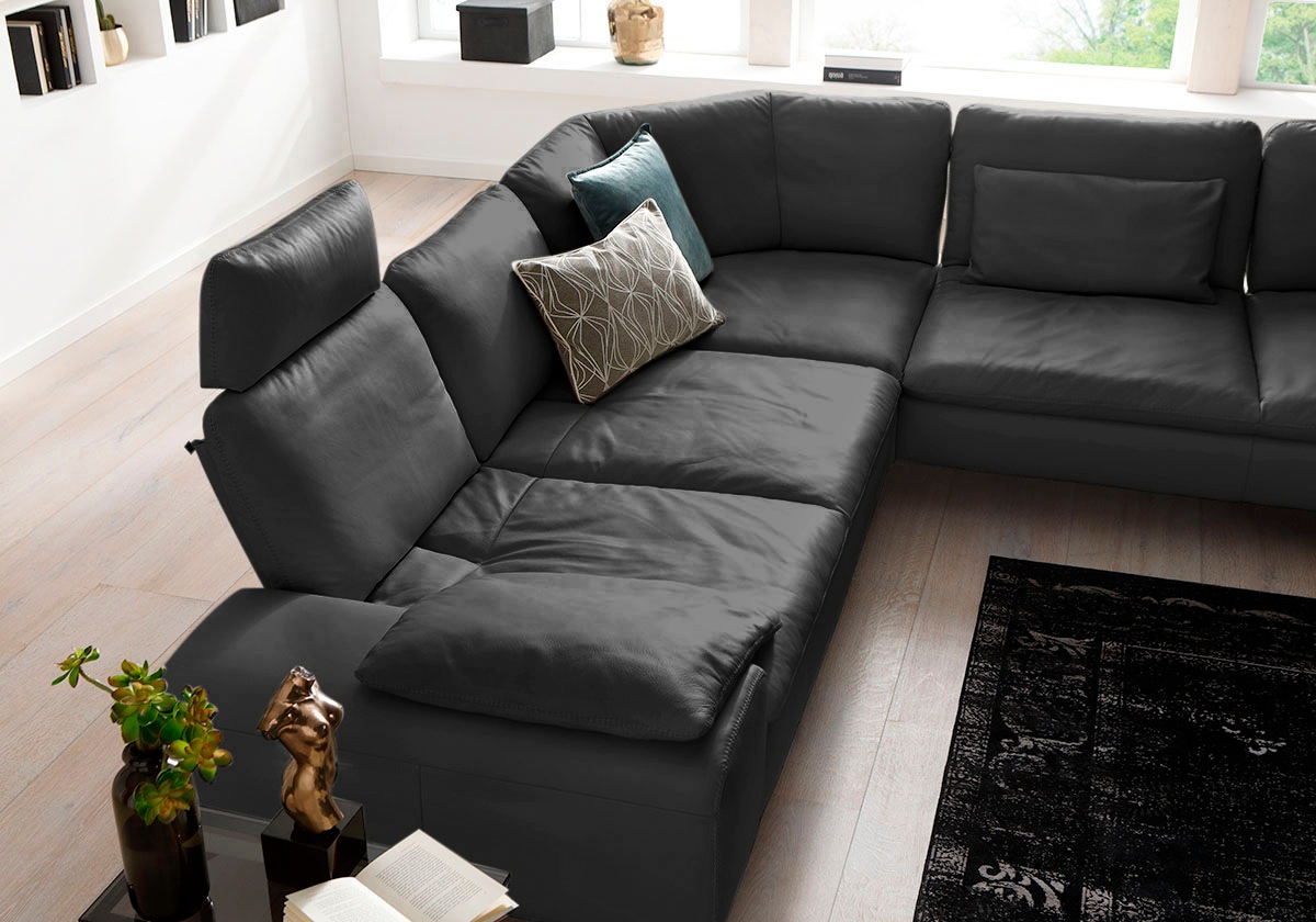W.SCHILLIG Ecksofa "valentinoo, Designsofa, elegant und bequem, L-Form", (S günstig online kaufen