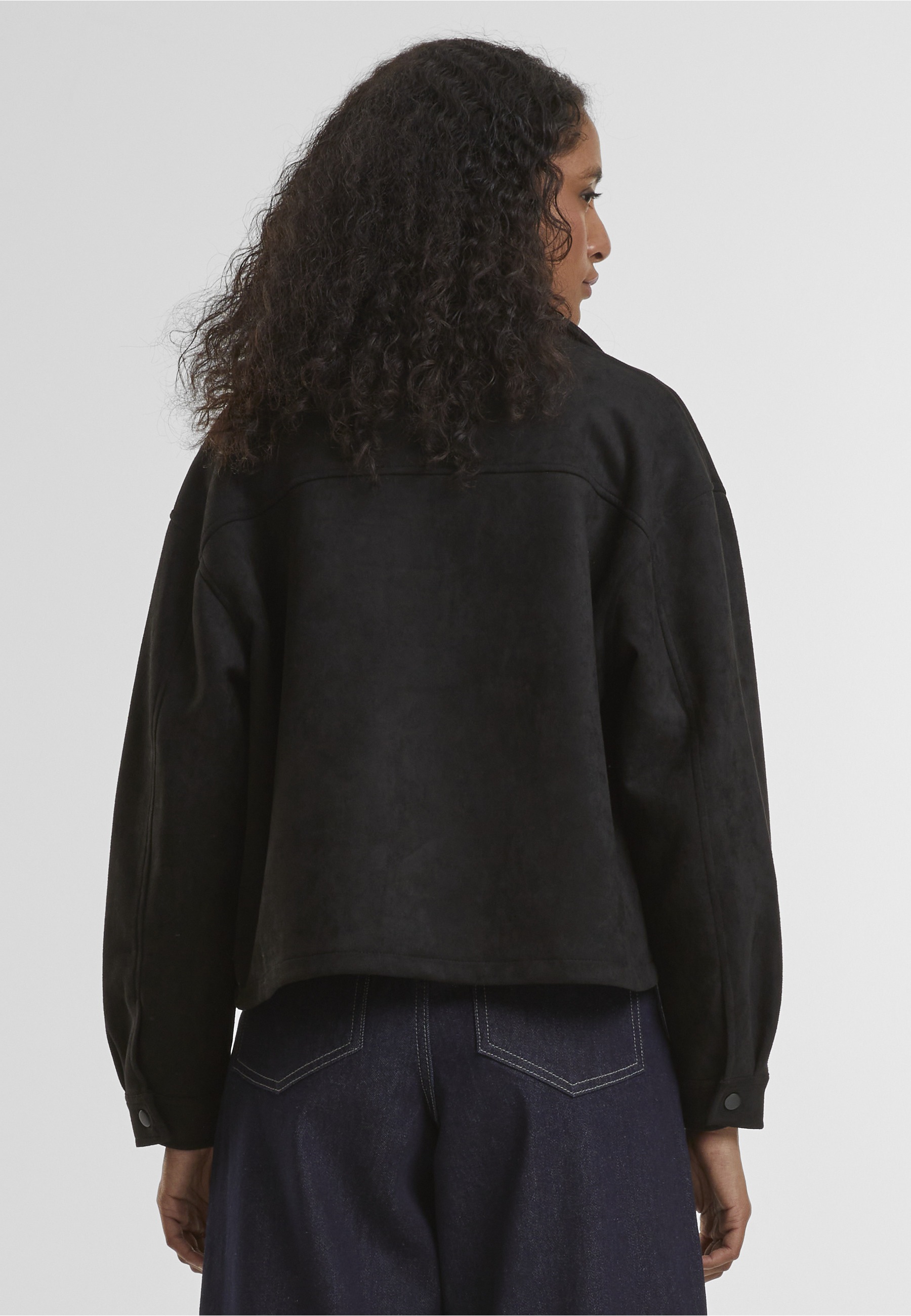 URBAN CLASSICS Allwetterjacke »Urban Classics Ladies Soft Touch Jacket« 1 Stk. tlg. ohne Kapuze
