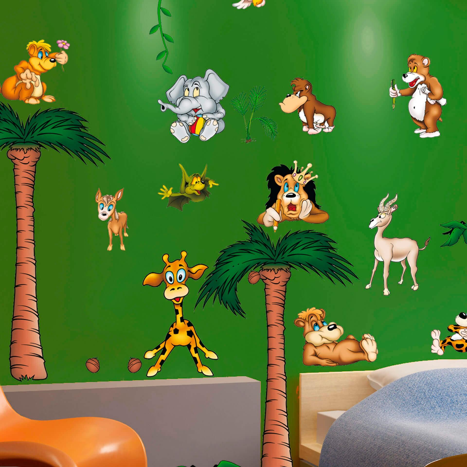 Wall-Art Wandtattoo »MegaPack Crazy Jungle« kaufen | BAUR