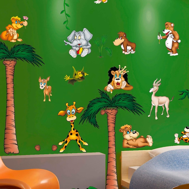 Wall-Art Wandtattoo »MegaPack Crazy Jungle« kaufen | BAUR