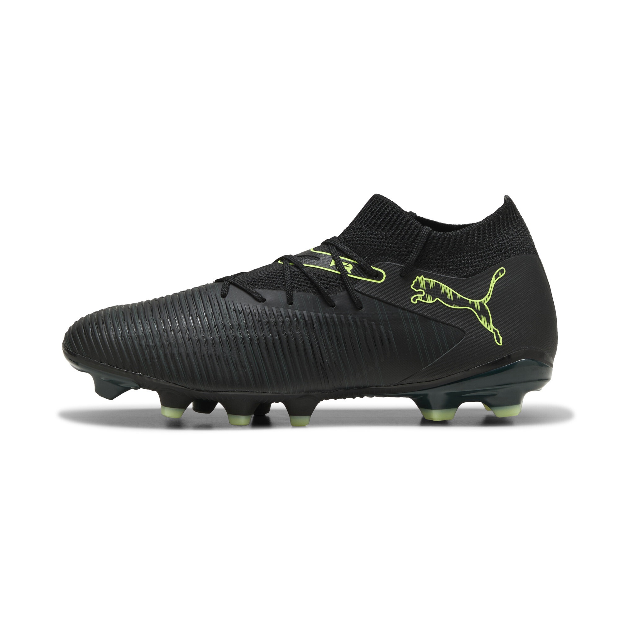 Puma Chaussures De Football Future 8 Match Fg/ag PUMA Black / Fizzy Light / Green Terrain EU 42 Homme 2