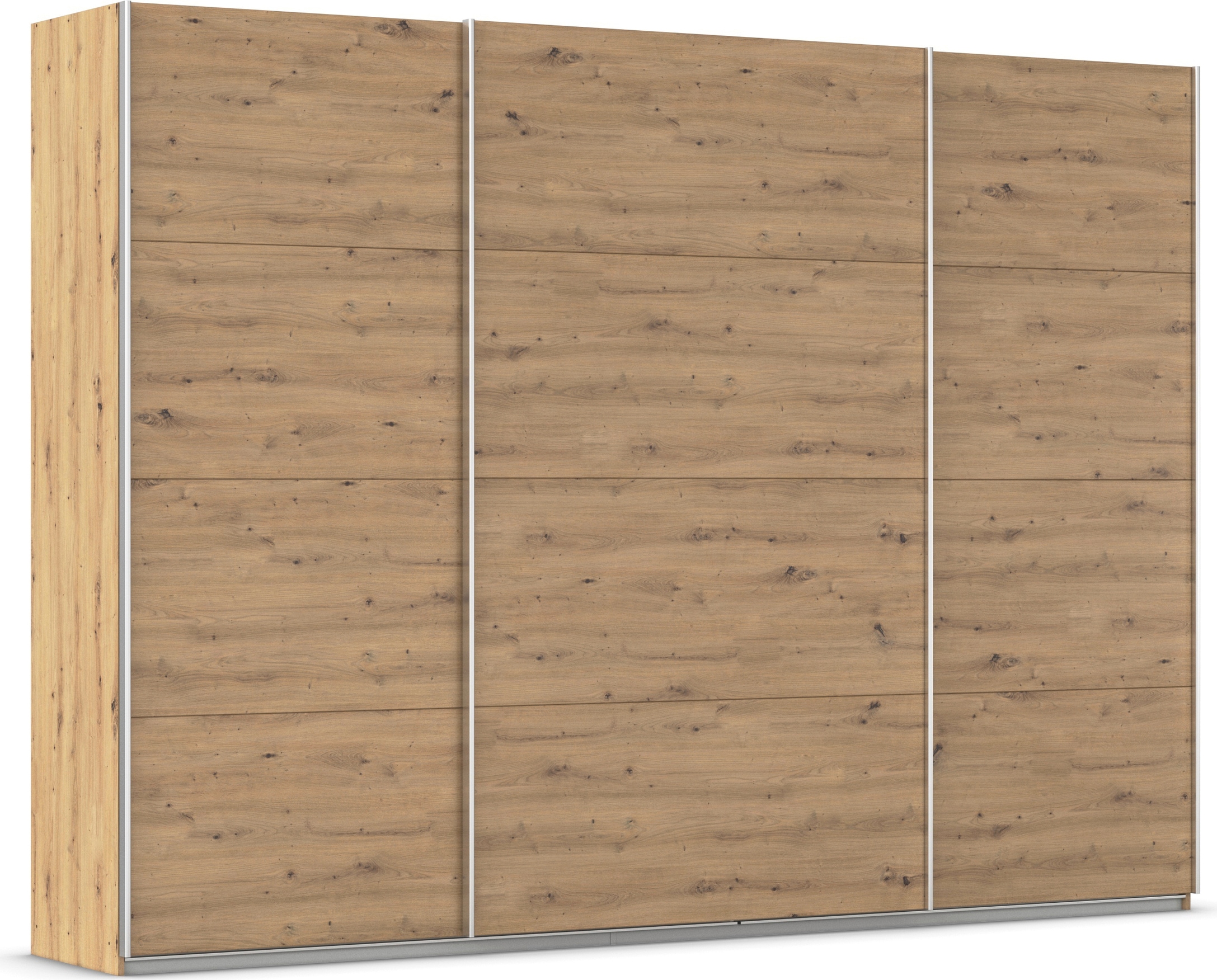 OTTO home Schwebetürenschrank "Kleiderschrank Schrank Garderobe AGORDO mit Dekor- oder Hochglanzfront" Breiten 203/271/315/360 cm in drei Griff-Farben - NEU: Farbe SCHWARZ, in 4 Breiten und 2 Höhen MADE IN GERMANY