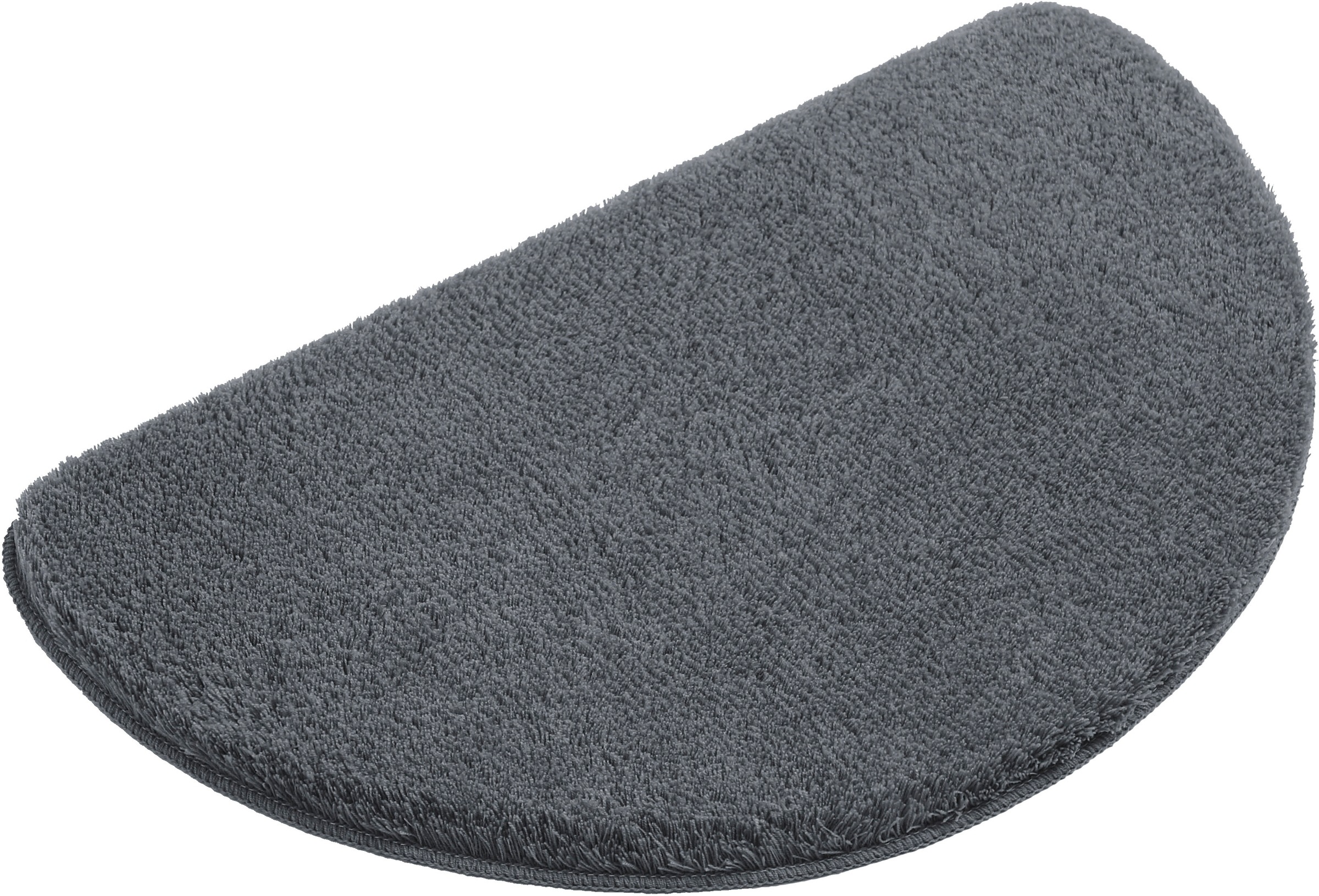 my home Badematte »Merida, Badvorleger, Badezimmer Teppich«, rutschhemmend beschichtet, fußbodenheizungsgeeignet-schnell trocknend-strapazierfähig, Badteppich, Uni Farben, rechteckig, rund & als 2-tlg. Set erhältlich