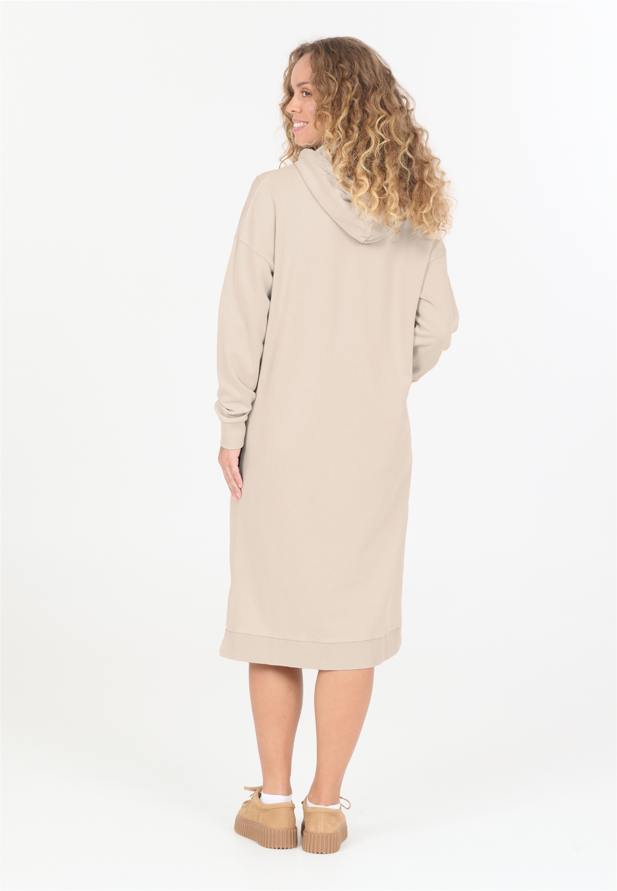 nou Jerseykleid »Rala« mit Kapuze und Kängurtasche