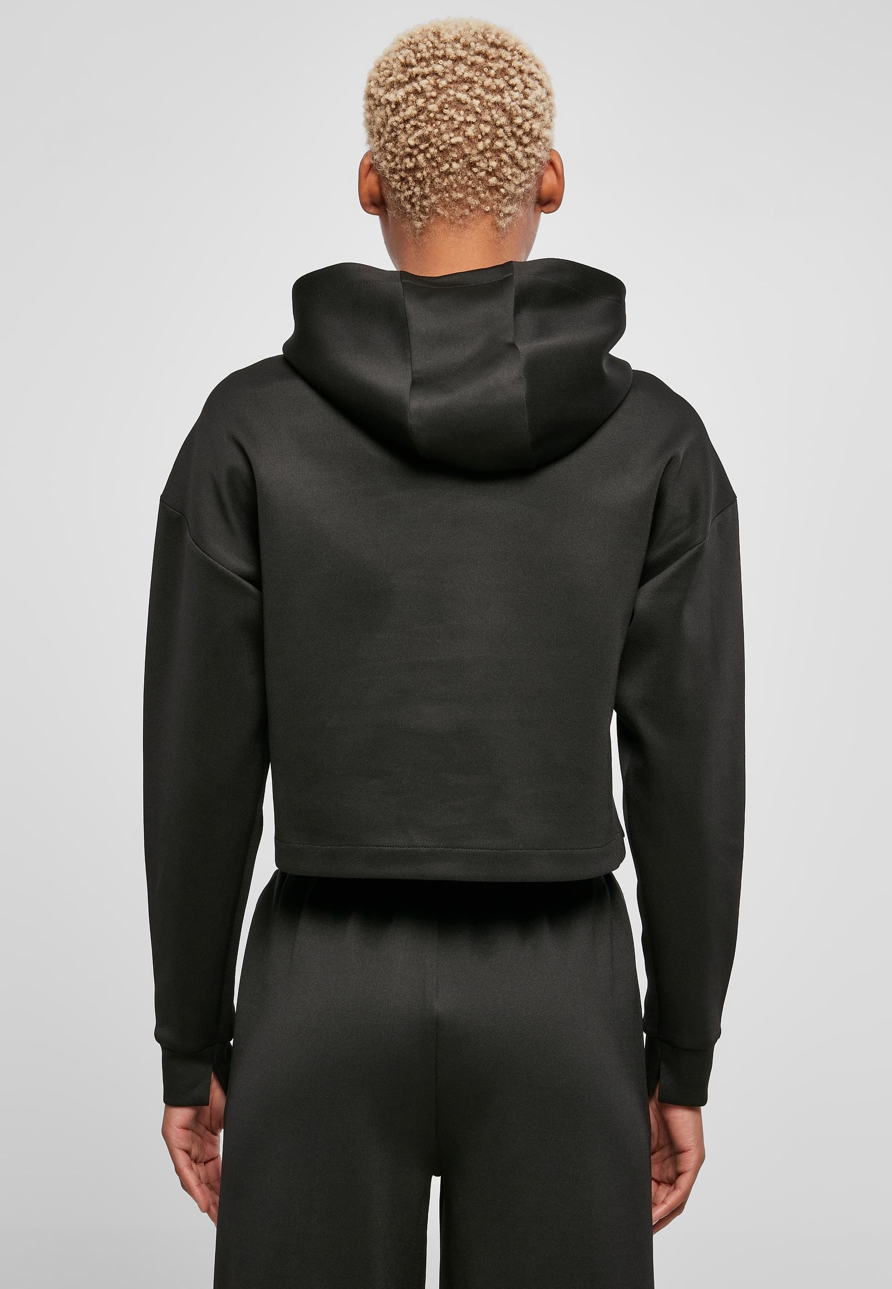 URBAN CLASSICS Kapuzenpullover »Urban Classics Damen Ladies Short Scuba Hoody«, (1 tlg.)