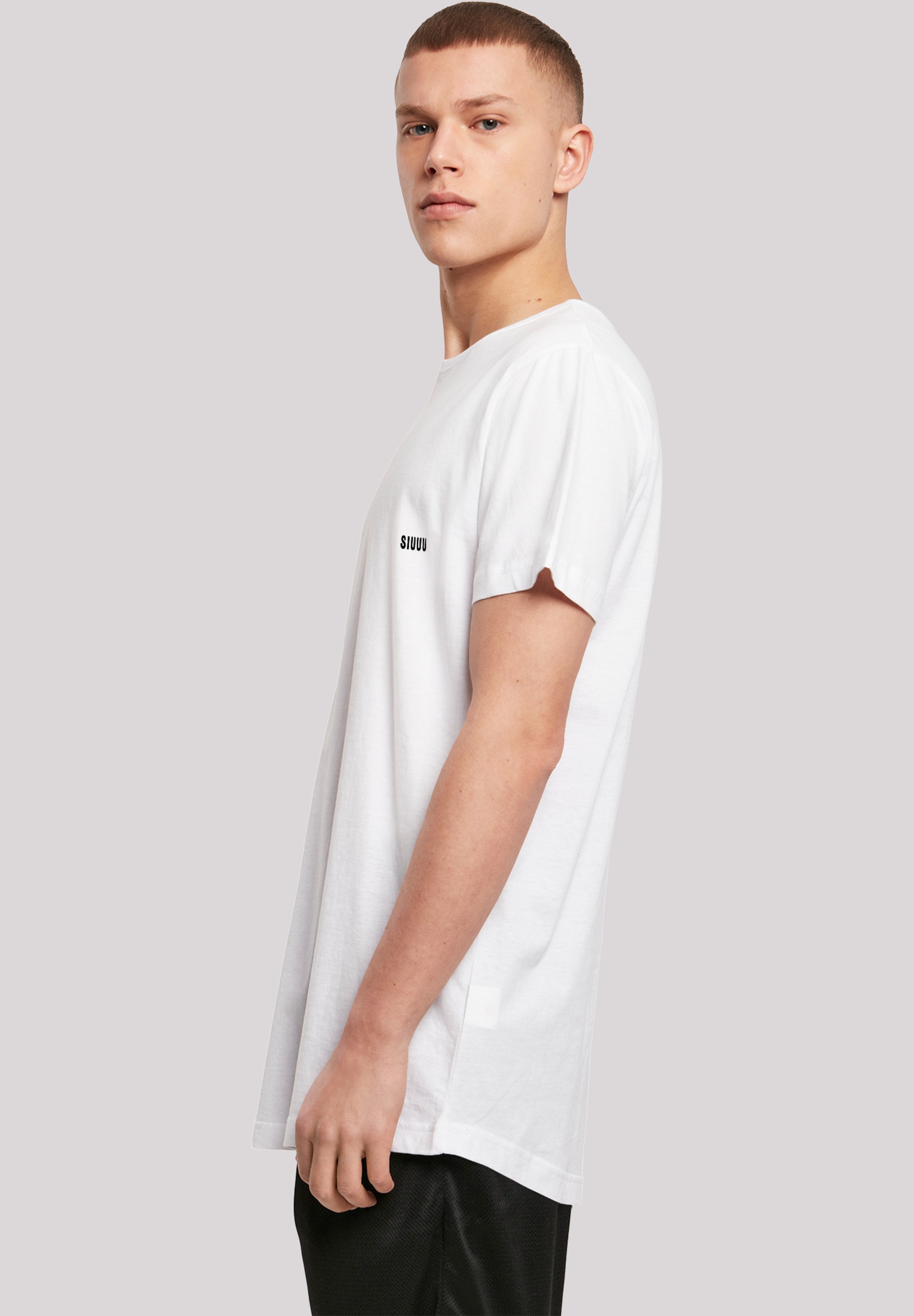 F4NT4STIC T-Shirt »SIUUU«, Jugendwort 2022, slang, lang geschnitten