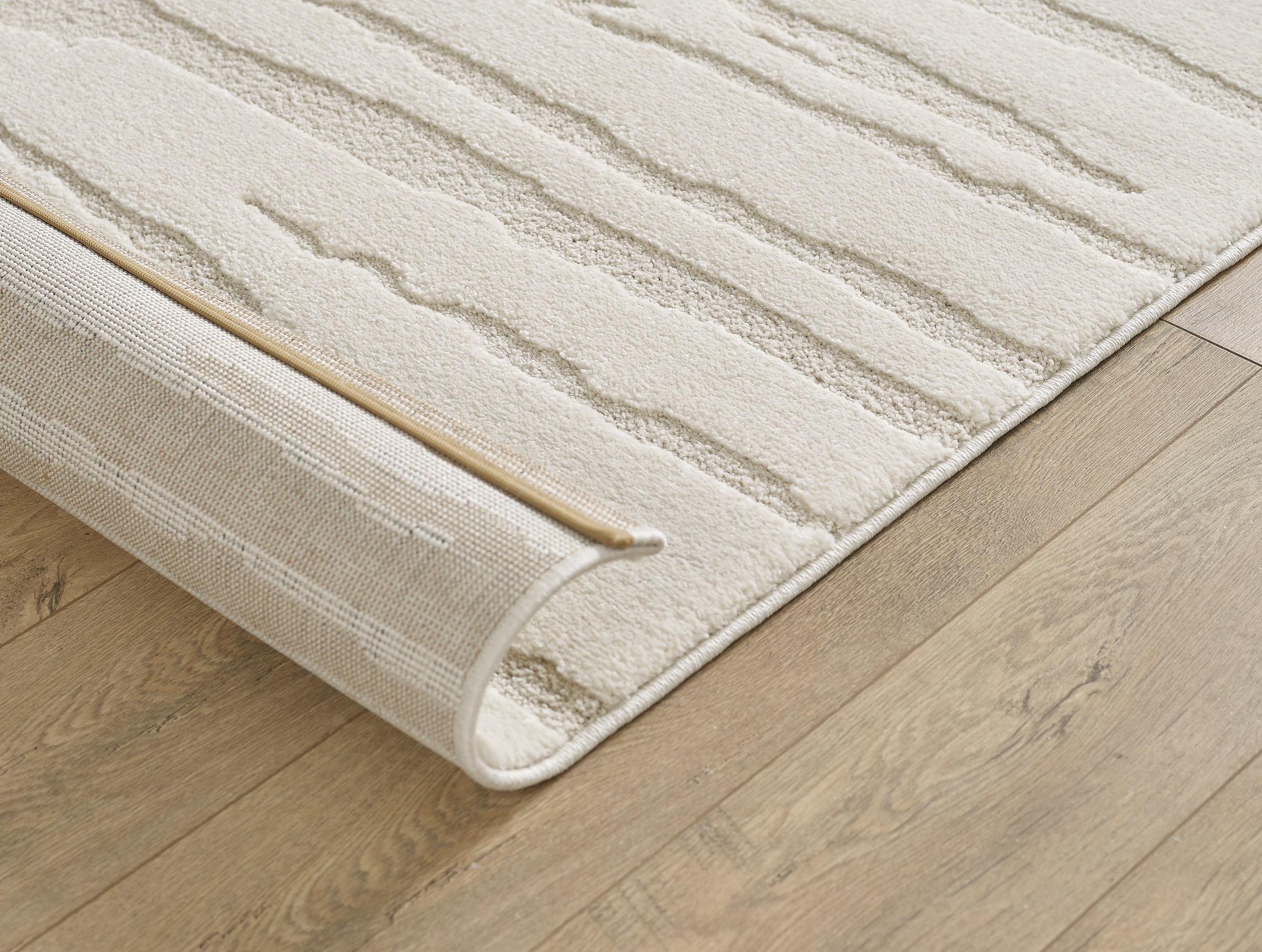 merinos Teppich »Elio 2«, rechteckig, 16 mm Höhe, moderner Kurzflor Teppich mit Hoch-Tief-Effekt, 3D Effekt