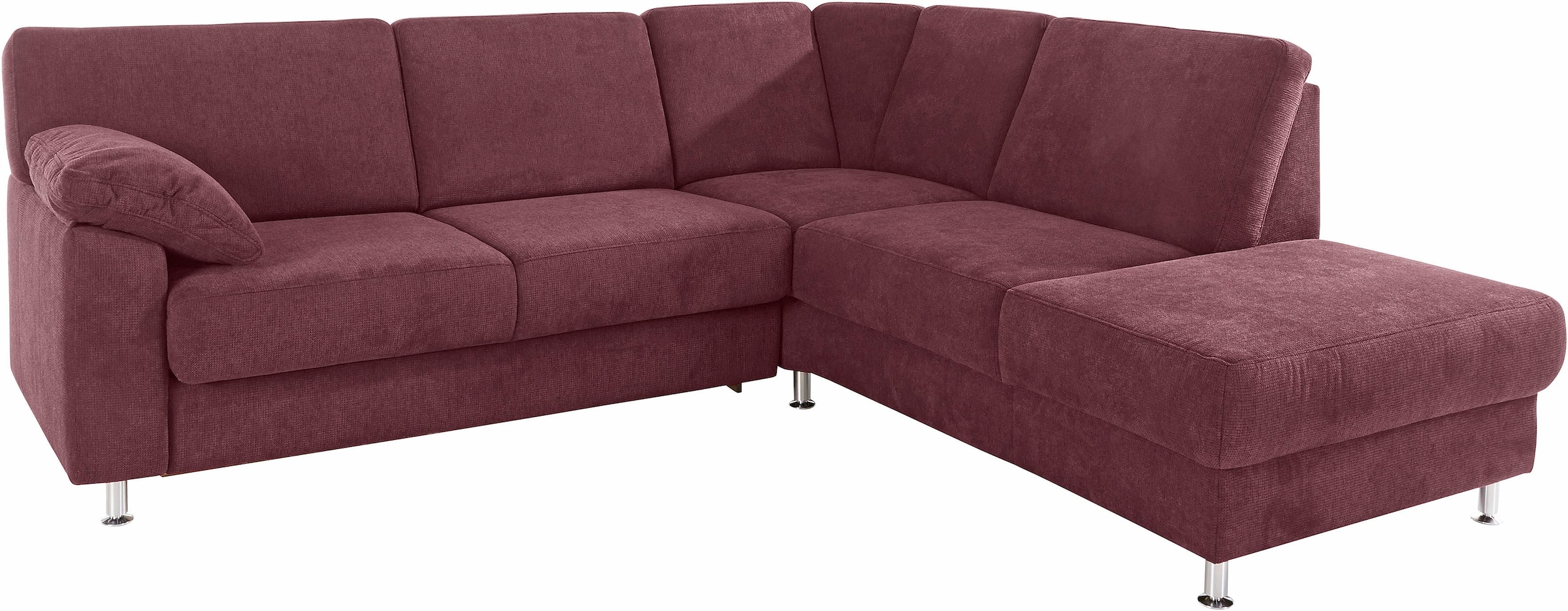 sit&more Ecksofa »Belfort L-Form«, wahlweise mit Vorziehsitz und Bettkasten
