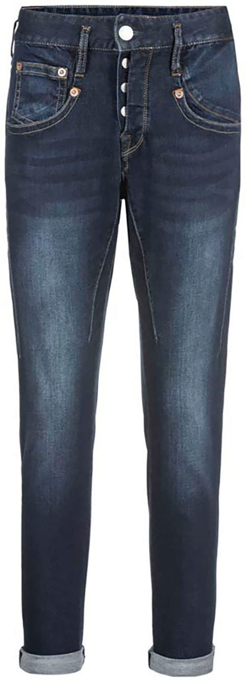 7/8-Jeans »Shyra Cropped Reused Denim«, mit tiefsitzenden Taschen vorne