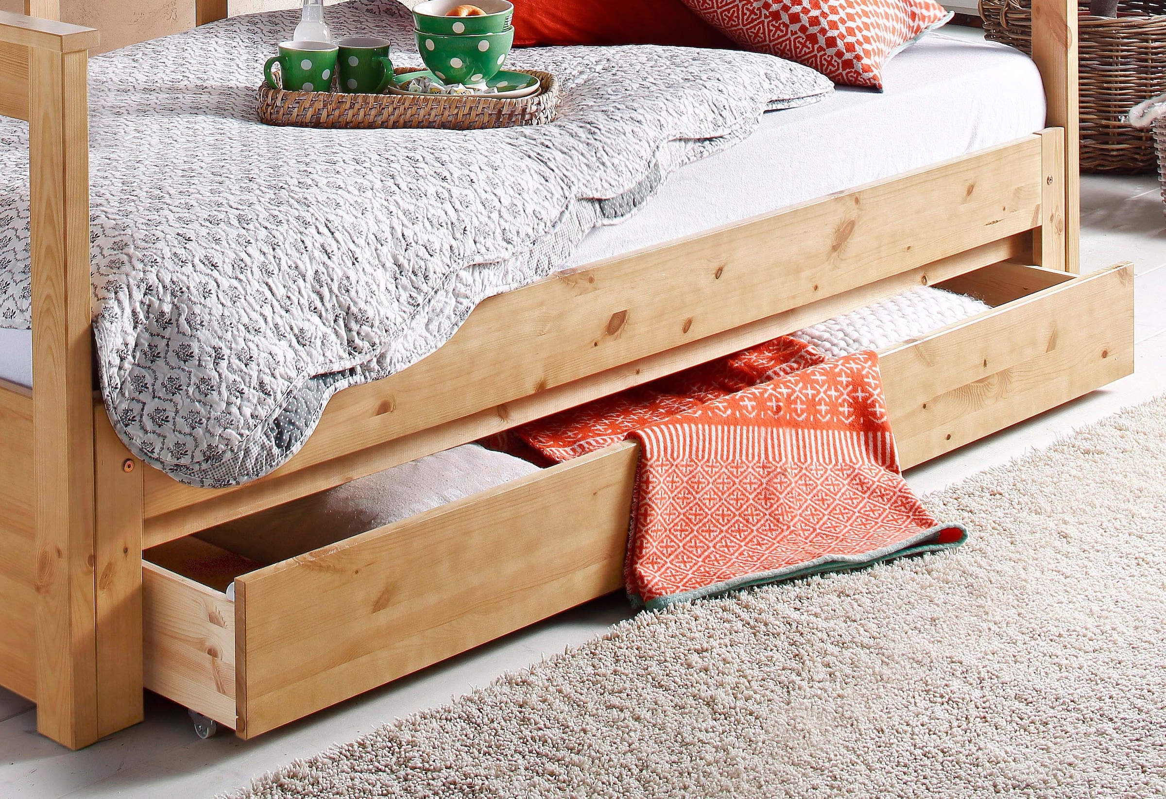 Home affaire Schublade »"AIRA" passend zum Daybed,«, aus massivem Holz (Kiefer)