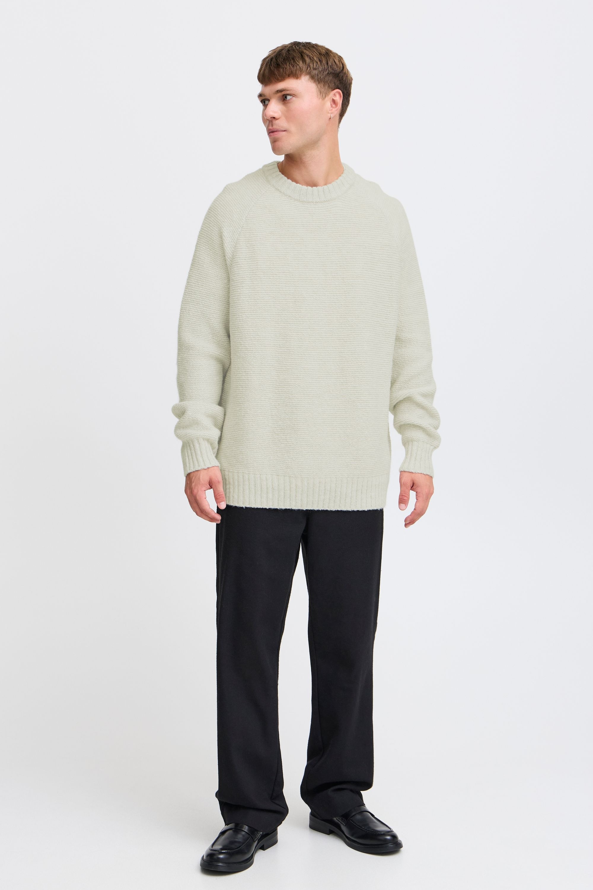 Solid Strickfleece-Pullover "Strickpullover SDNOHAR" günstig online kaufen