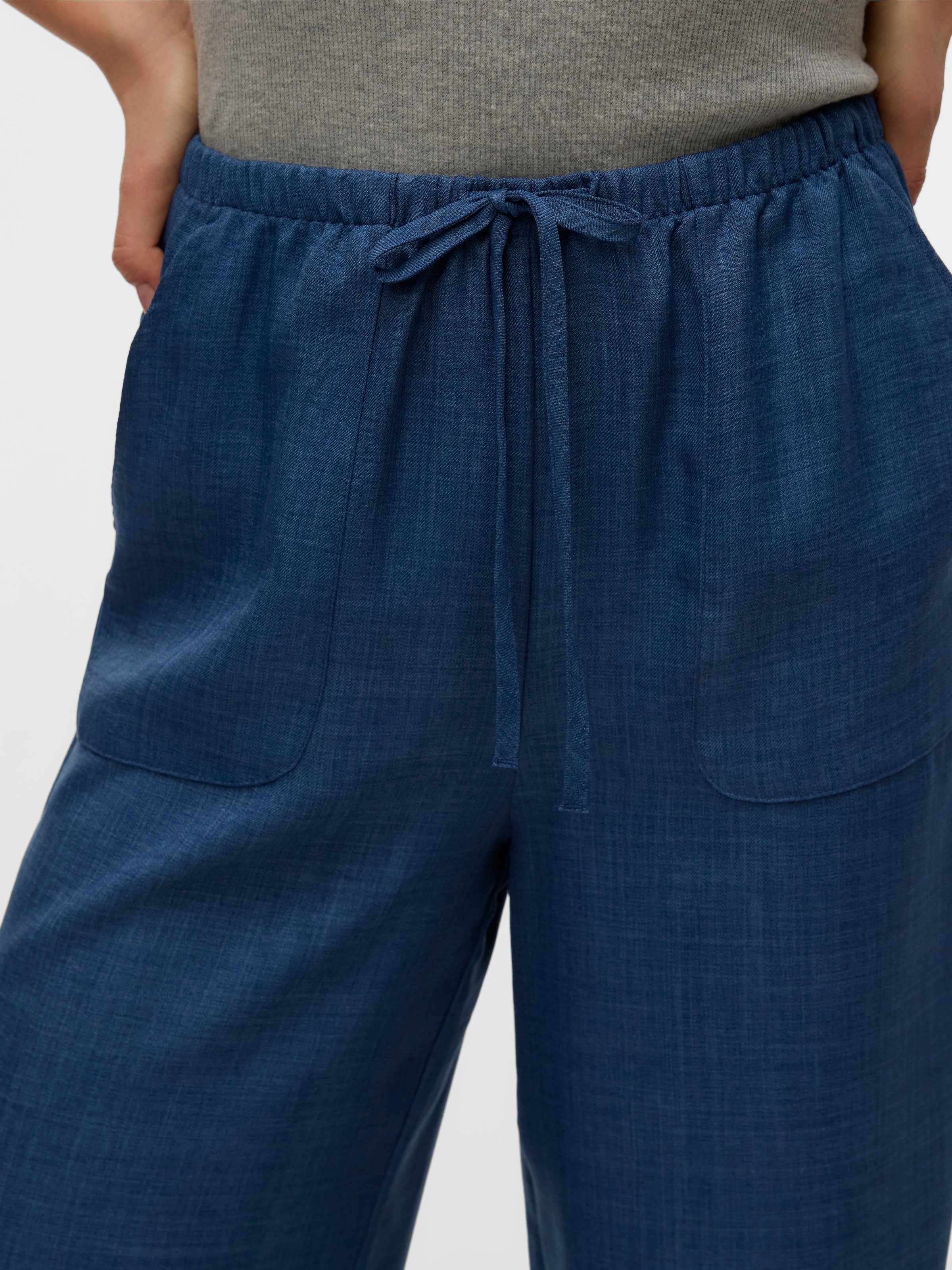 Vero Moda Schlupfhose »VMMELANEY HW LOOSE PANT WVN GA NOOS«, Sommerhose