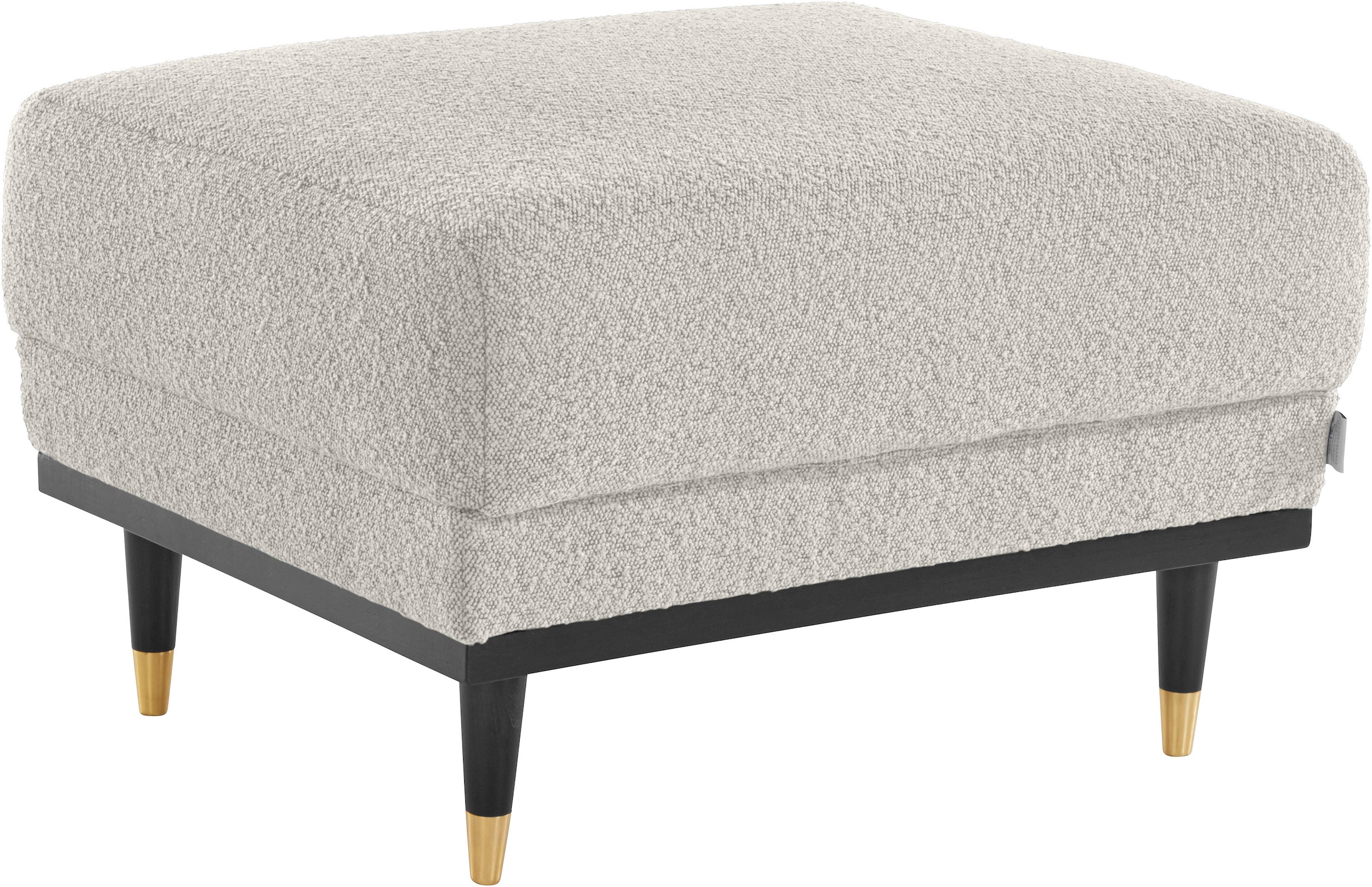 Guido Maria Kretschmer Home&Living Polsterhocker »Chamby New«, im Bouclé-Strukturbezug