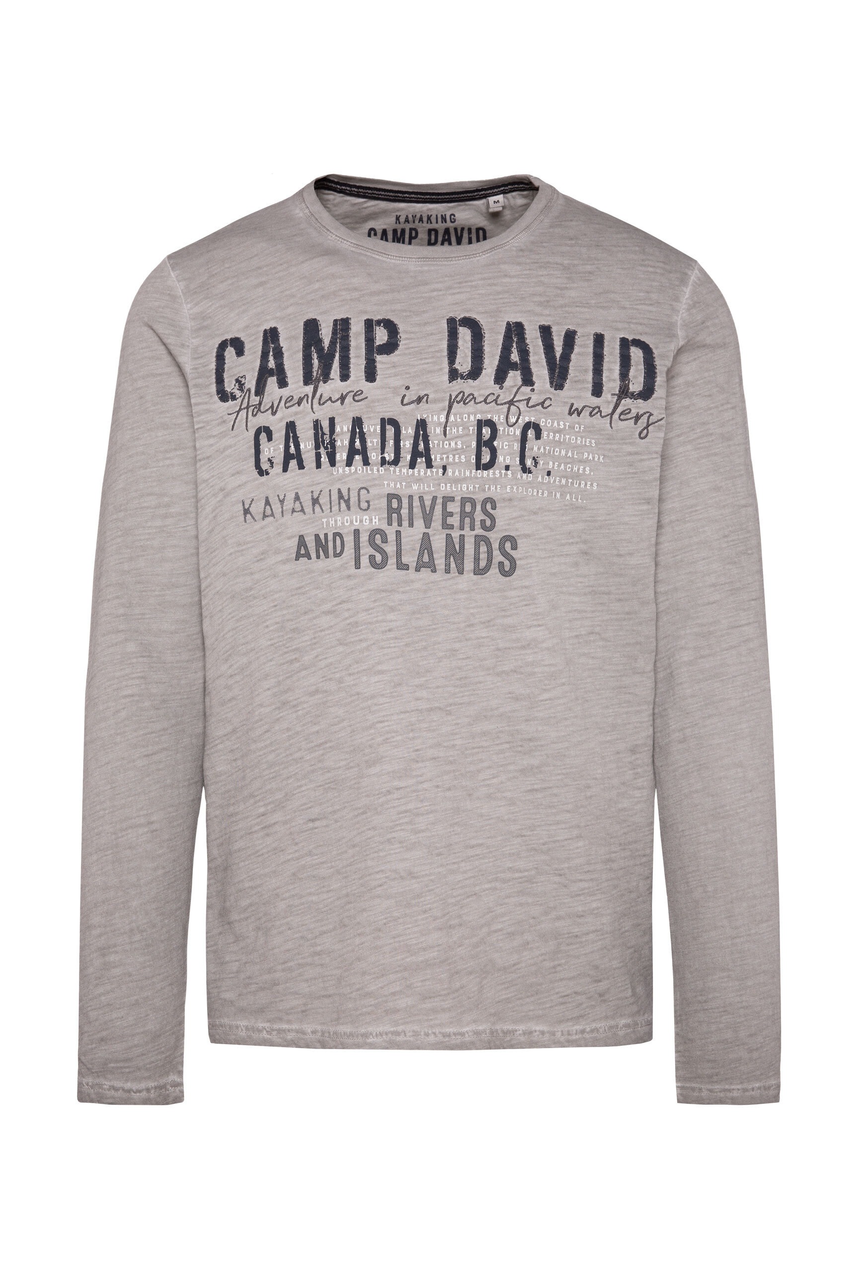 CAMP DAVID Rundhalsshirt, aus Baumwolle