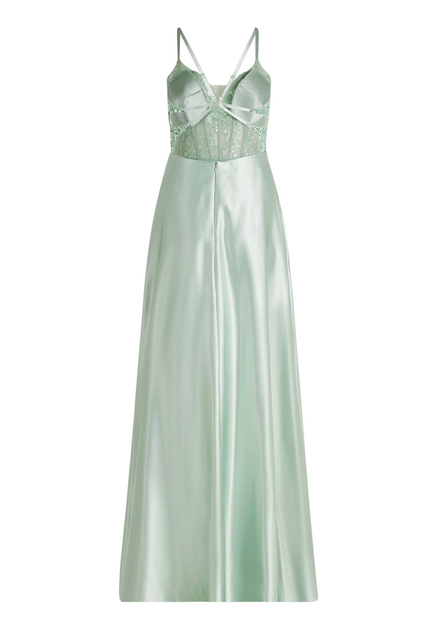 Vera Mont Abendkleid »Damen mit Stickerei« Nahttasche Glitzersteine