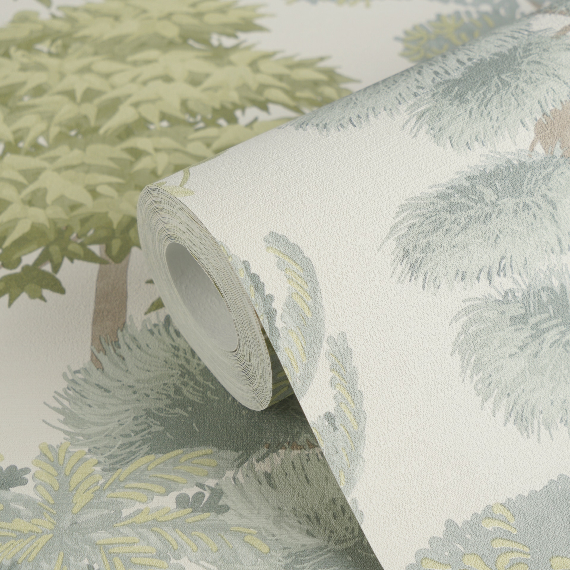 A.S. Création Vliestapete »Cuba II Tropical Garden Trees« Retro | floral | tropisch leicht strukturiert Stilisiertes Naturmotiv mit dekorativen Bäumen und Tiefe