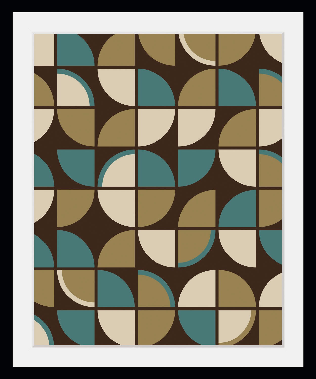 queence Bild »Roland« Abstrakt | Figuren | Kunst | Zeichen 1 Stk. tlg. HD Premium Poster-Druck inkl. Holzrahmen