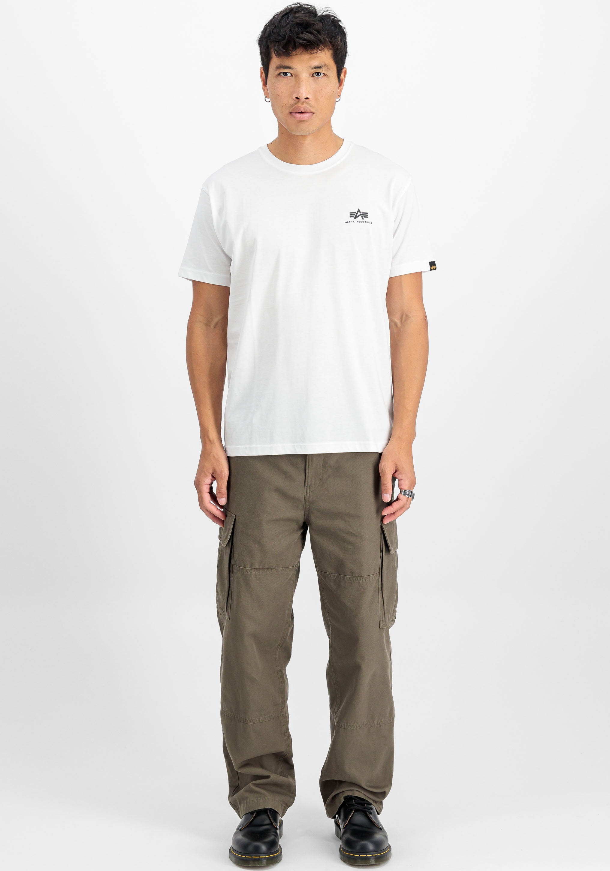 Alpha Industries Rundhalsshirt "Basic T Small Logo 2 Pack" Set, 2 Stk. günstig online kaufen