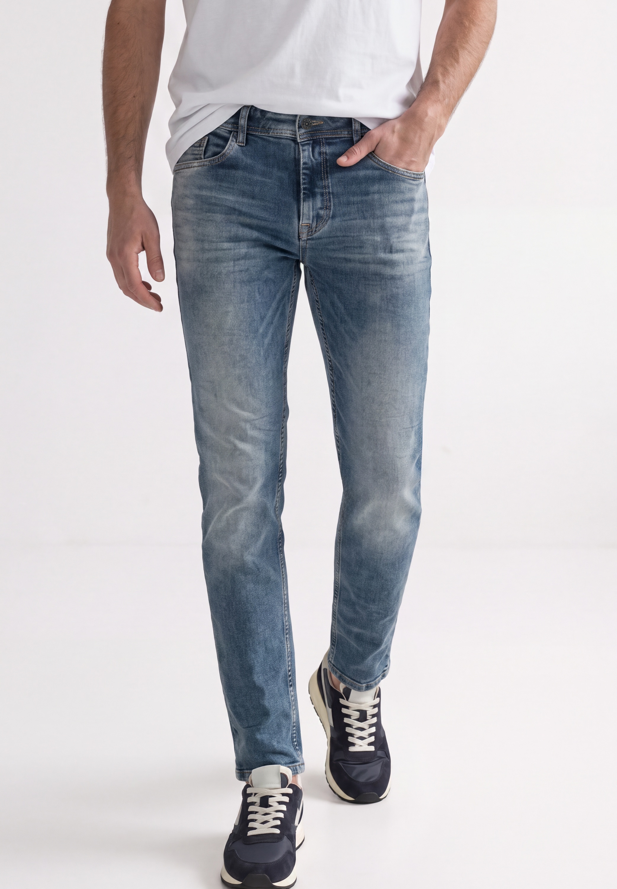 STREET ONE MEN Slim-fit-Jeans 5-Pocket-Style