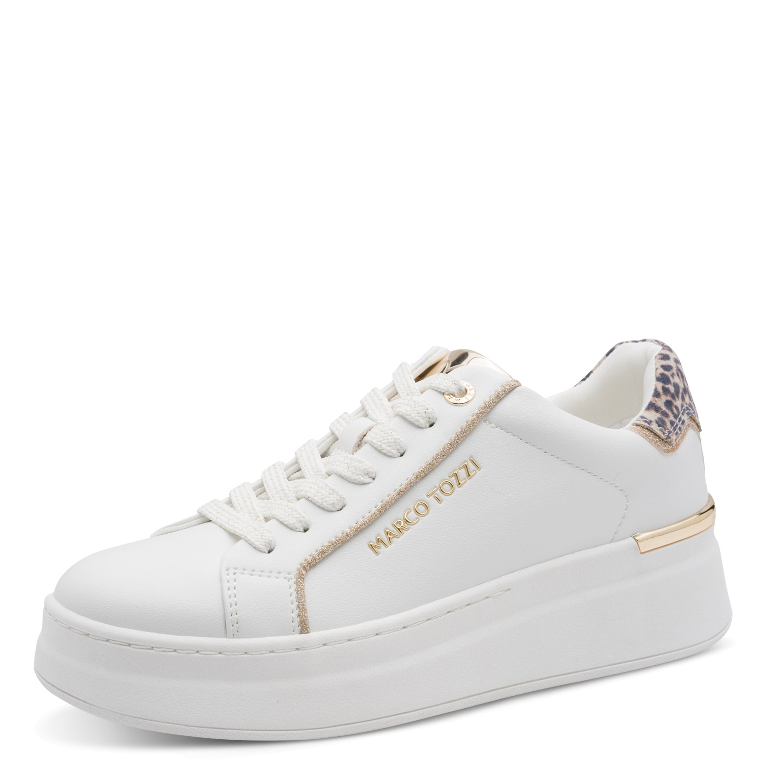 MARCO TOZZI Plateausneaker Freizeitschuh, Halbschuh, Schnürschuh mit Kontra günstig online kaufen