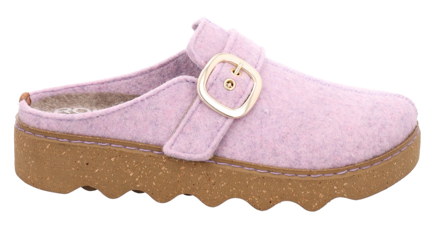Rohde Pantoffel "FOGGIA" Hausschuh, Schlappen, Clog mit Plateausohle günstig online kaufen