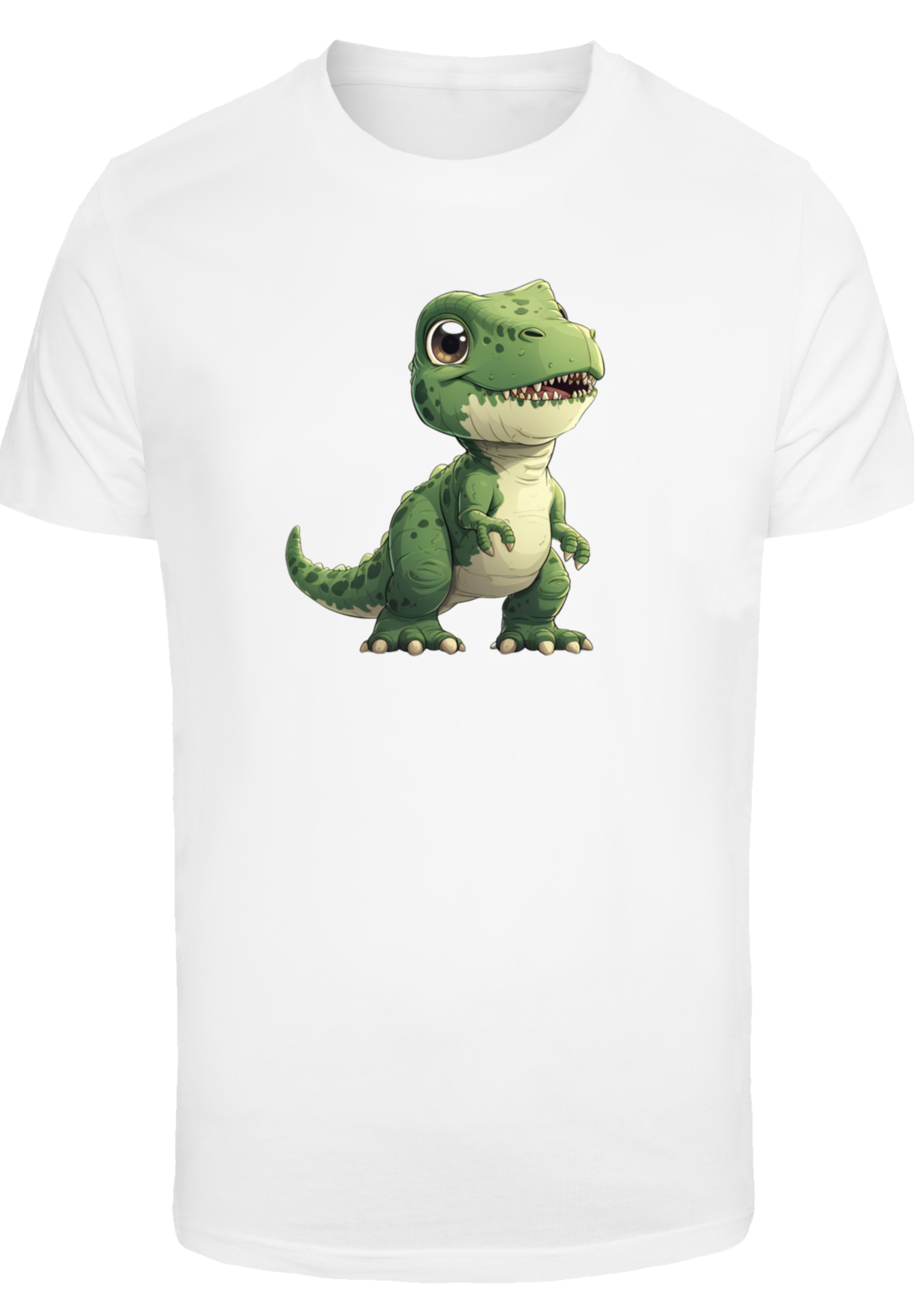 F4NT4STIC T-Shirt »Süßer grüner Dino«, Premium Qualität