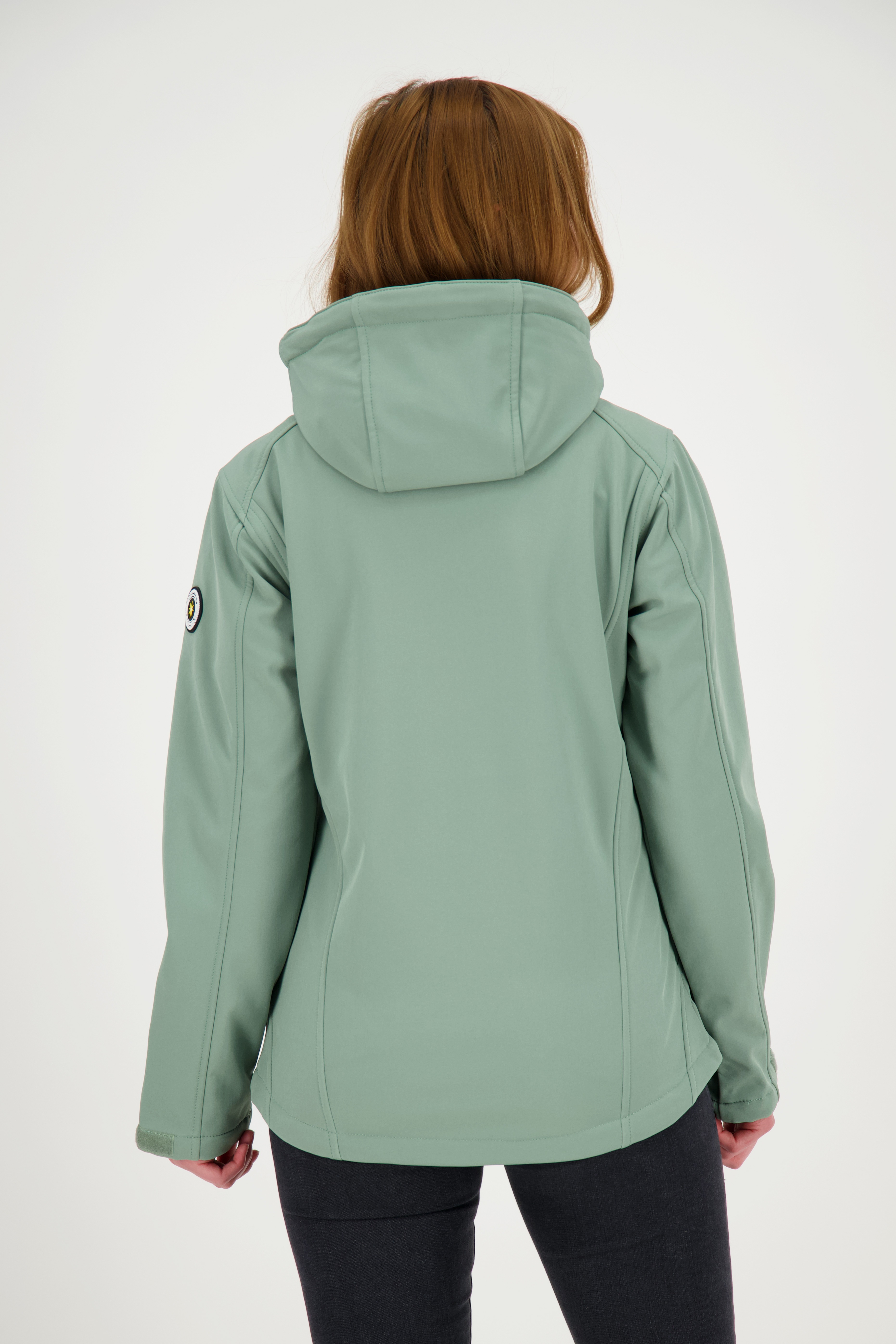 Thumbnail - DEPROC Active Softshelljacke "ankerglutfreude WMN", mit abnehmbarer Kapuze