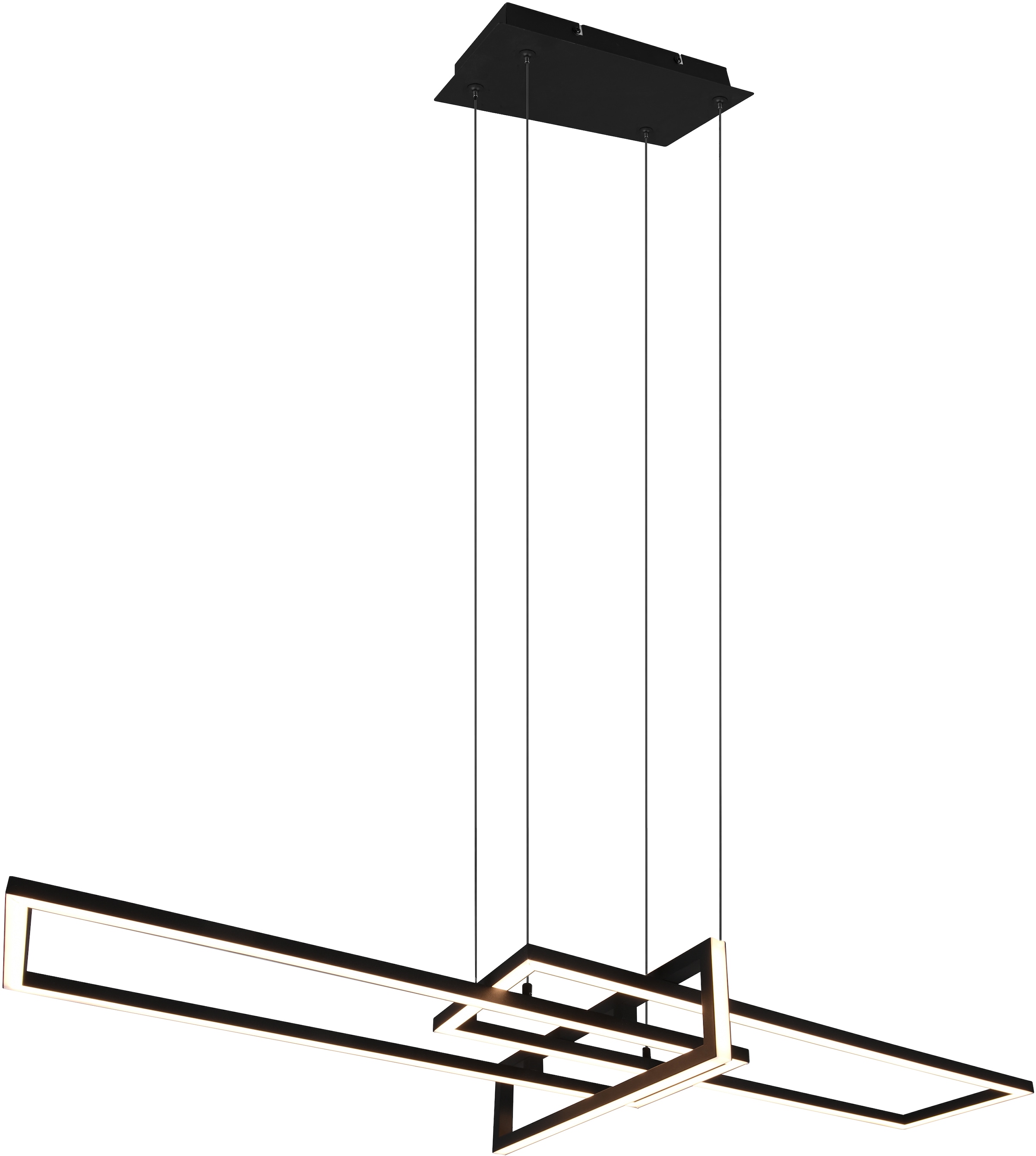 TRIO Leuchten LED Pendelleuchte »ALICA«, dimmbar, Dimmer, über Switch mit flammig-flammig, 1 cm BAUR Wandschalter | 150 Abhängung