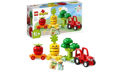 Konstruktionsspielsteine »Obst- und Gemüse-Traktor (10982), LEGO® DUPLO My First«, (19...