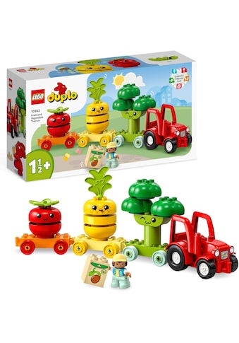 Konstruktionsspielsteine »Obst- und Gemüse-Traktor (10982), LEGO® DUPLO My First«, (19...