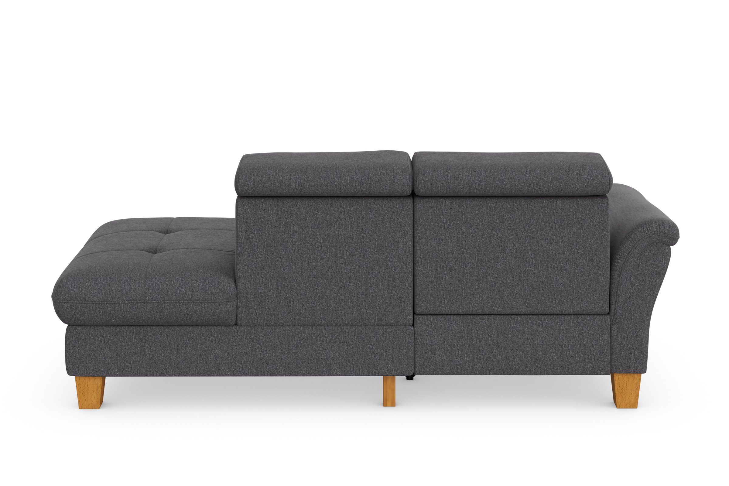 Recamiere HOME AFFAIRE "Lindgren", braun (espresso), B:206cm H:84cm T:93cm, 100% Polyester, Sofas, Recamiere, wahlweise motorische TV-Funktion, Bettkasten und Kopfteilverstellung 6