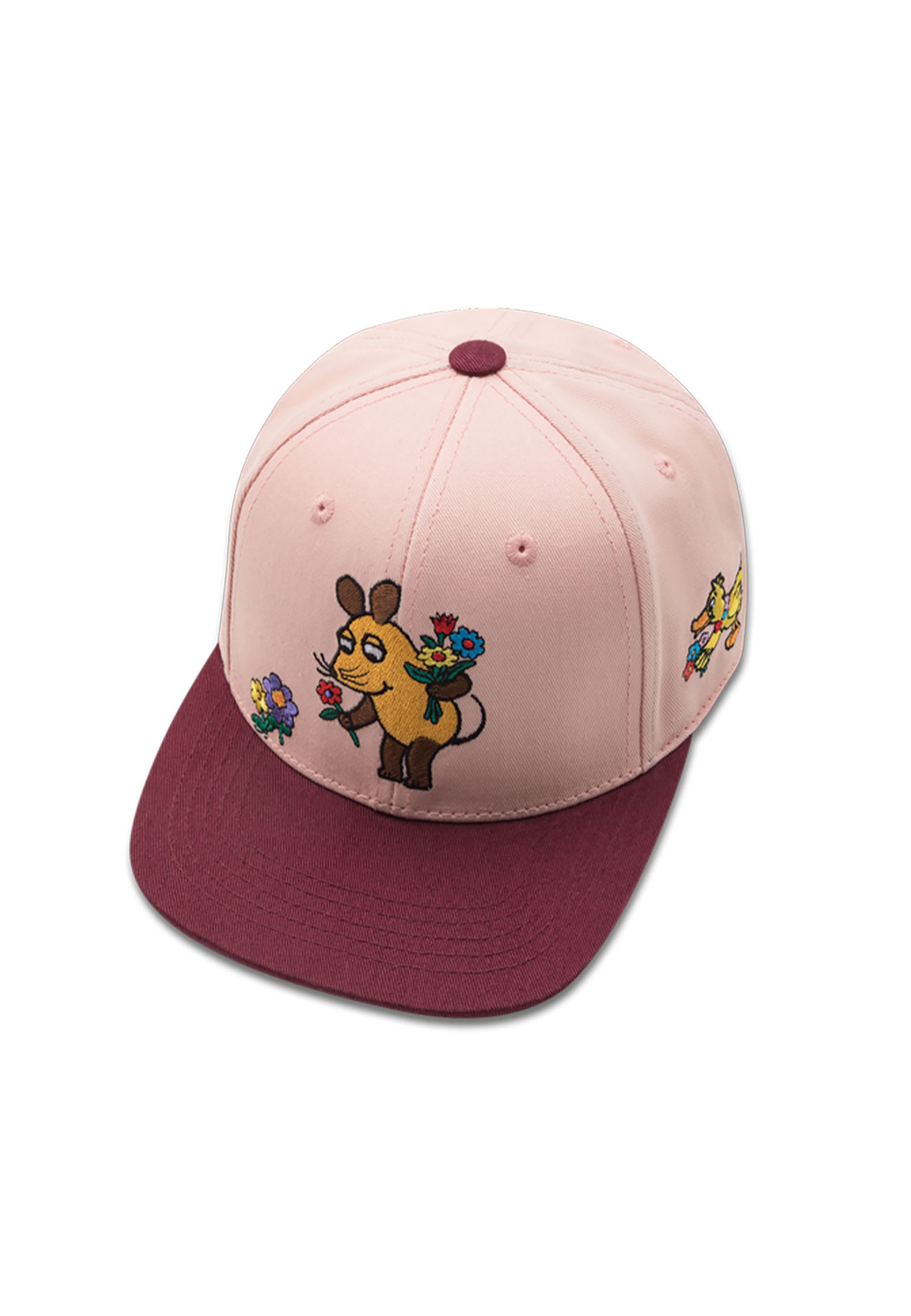 Thumbnail - koaa Baseball Cap "Maus - Blumenstrauß" mit detailreicher Stickerei