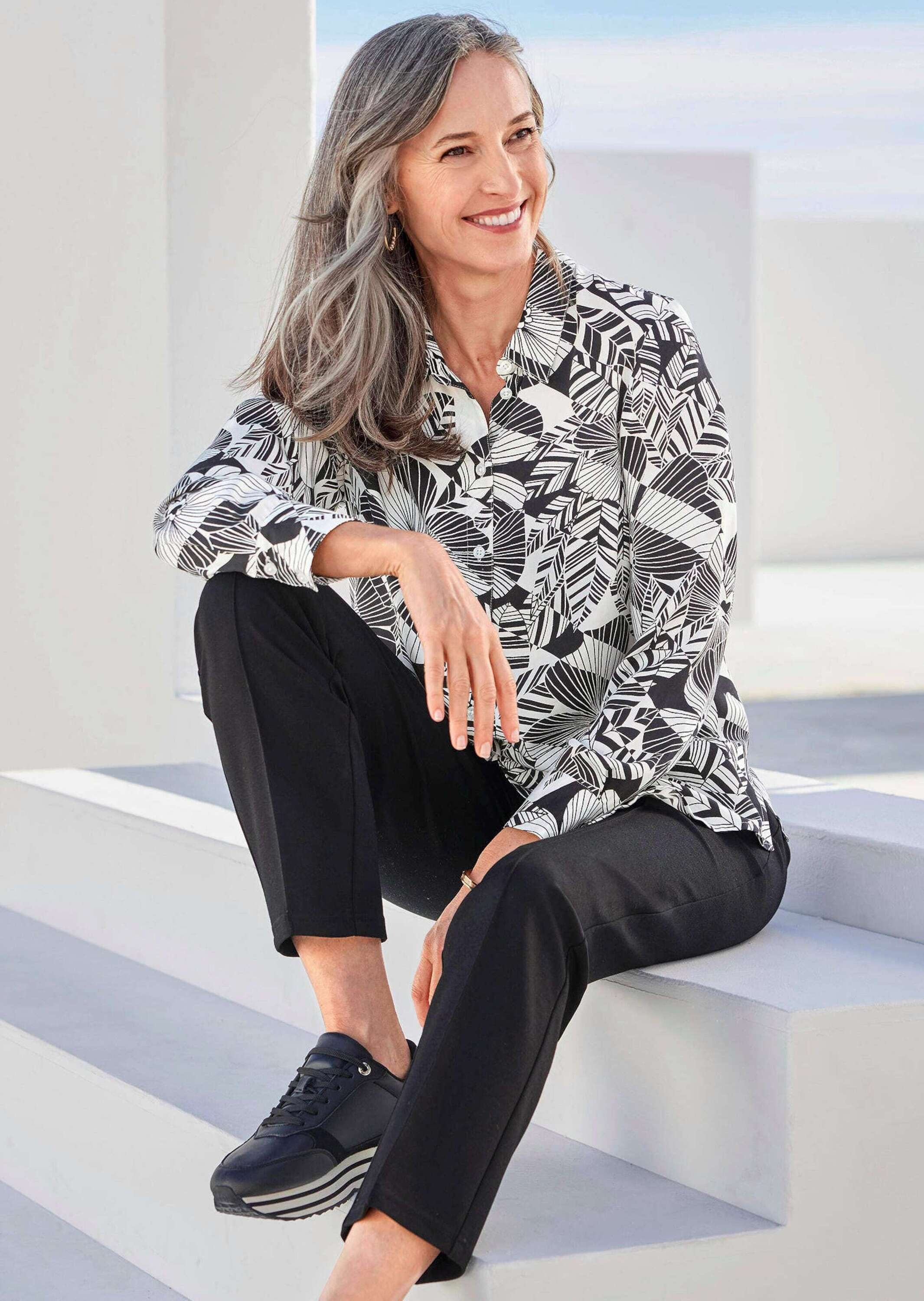 GOLDNER Hemdbluse »Bluse«