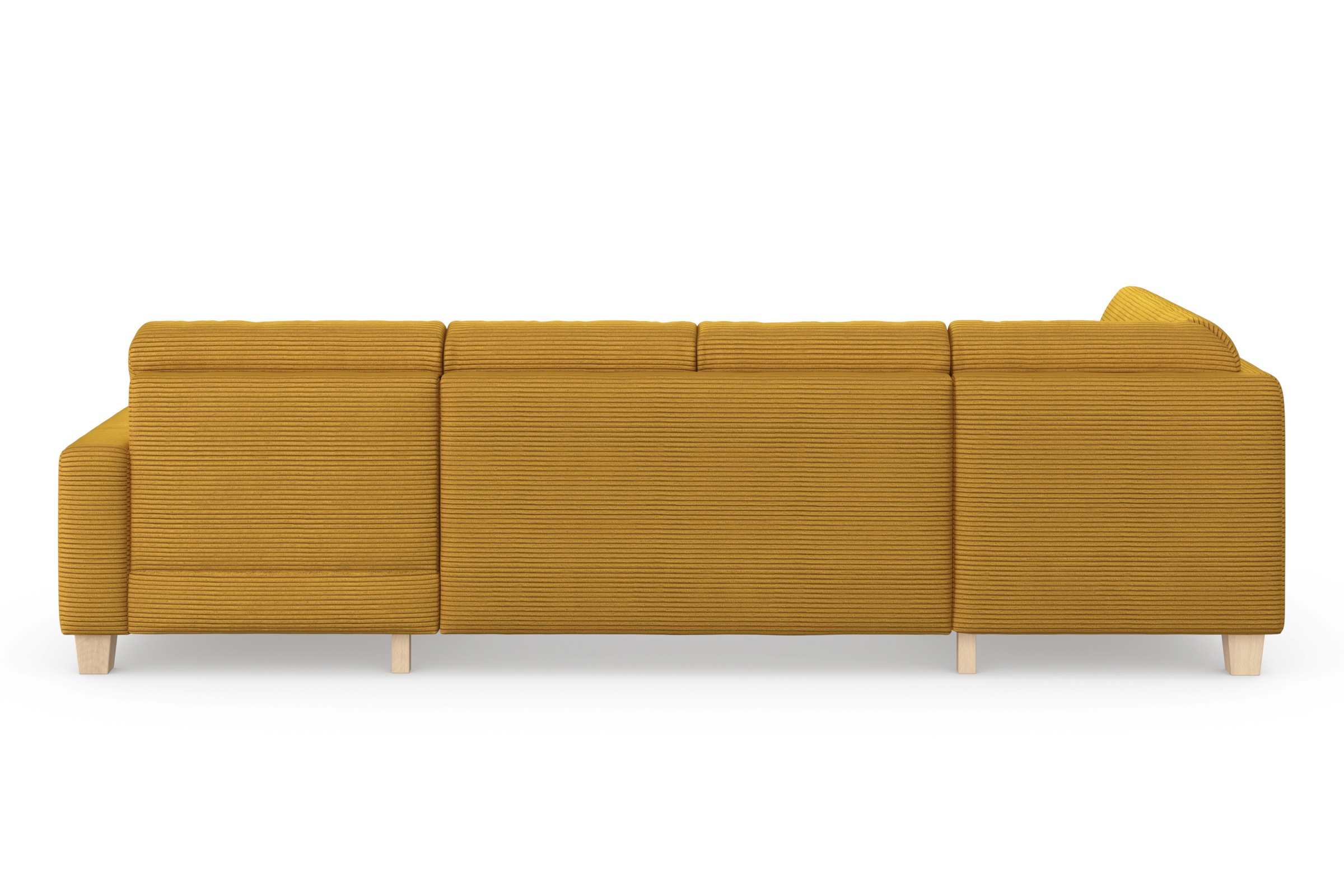 Home affaire Wohnlandschaft »Summer U-Form«, mit oder ohne Bettfunktion und Bettkasten, Cord-Bezug