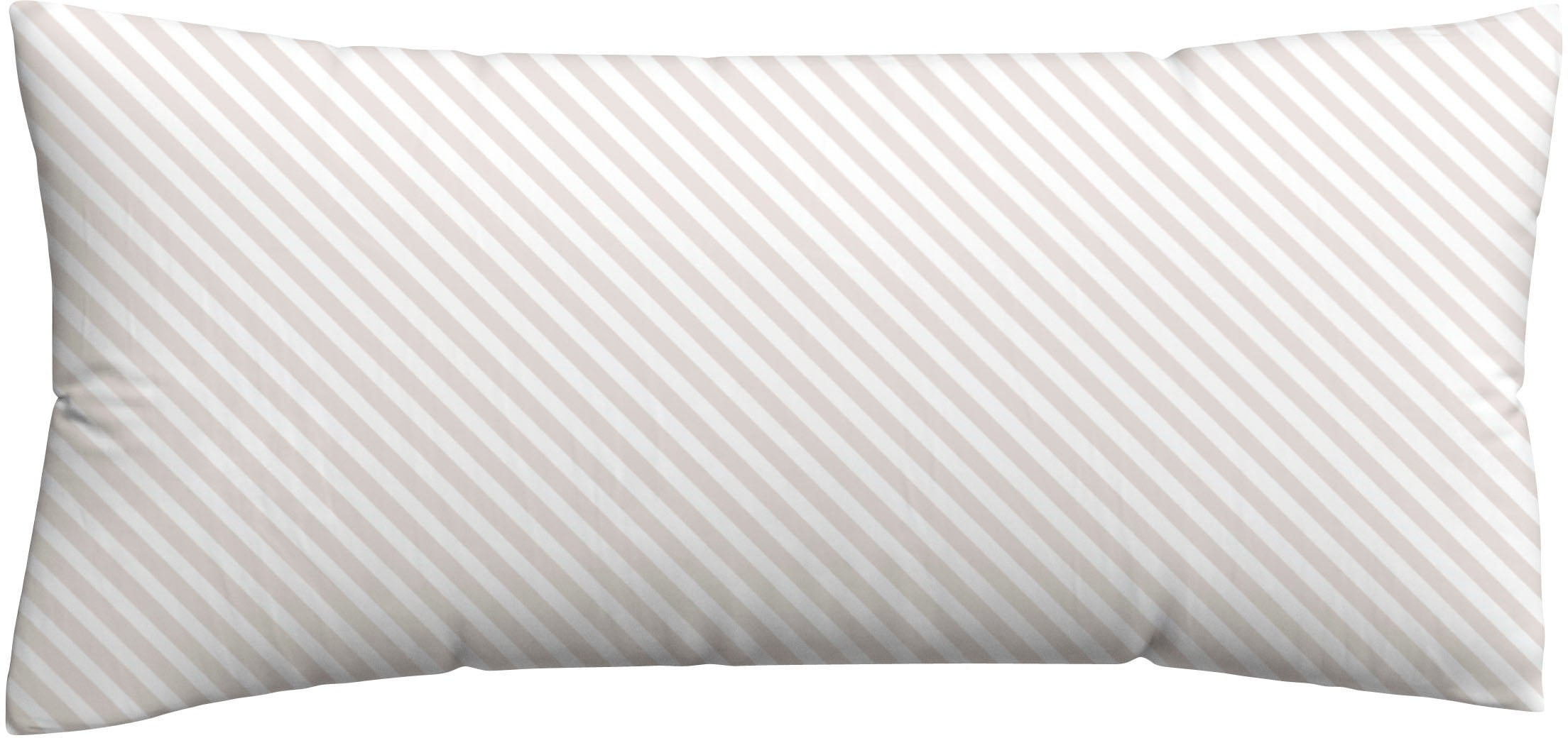 Schlafgut Kissenbezug "Premium Kissenbezug Woven Fade Satin (1 St)" Ton-in-Ton Reißverschluss, Fadendichte von 300tc, Streifen, OEKO Tex