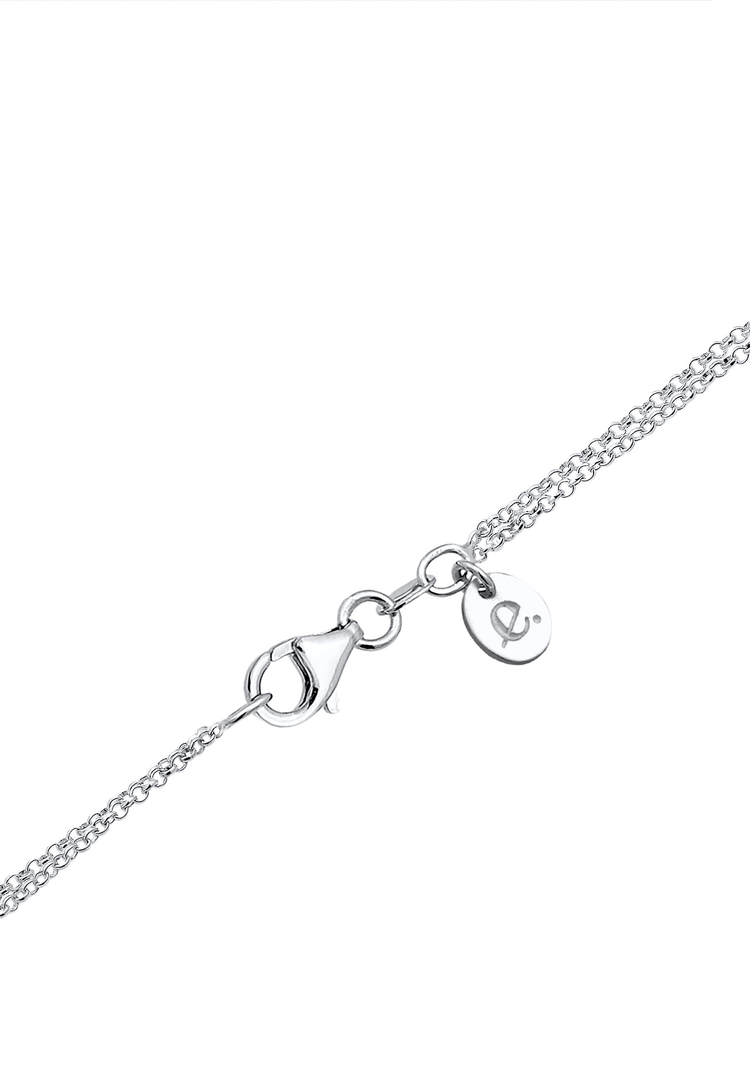 Elli Premium Collierkettchen »Layer mit Topas Edelstein 925 Sterling Silber«