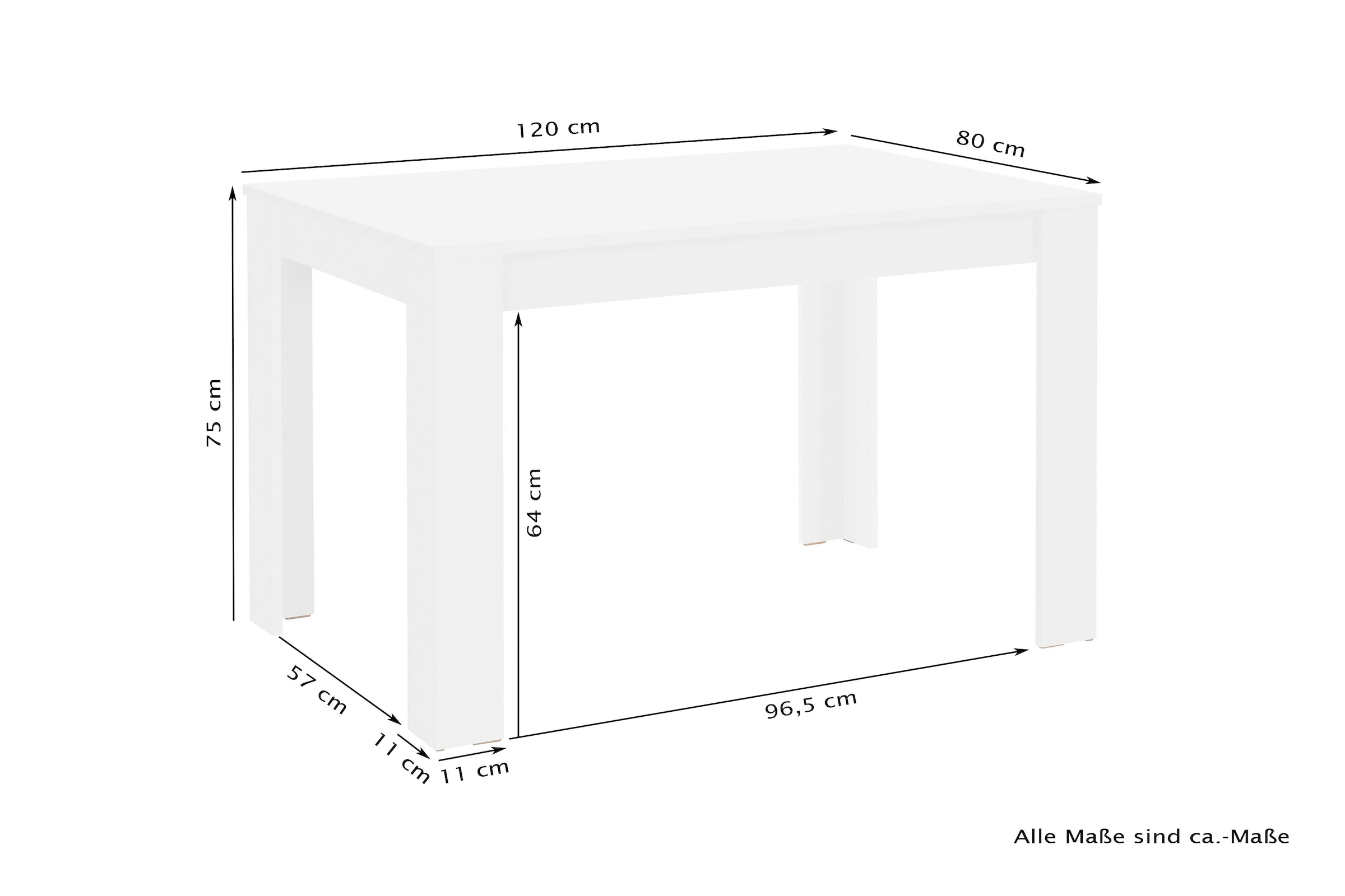 byLIVING Esstisch "Nepal", Breite 80/ 90/ 120 oder 140 cm, verschiedene Aus günstig online kaufen