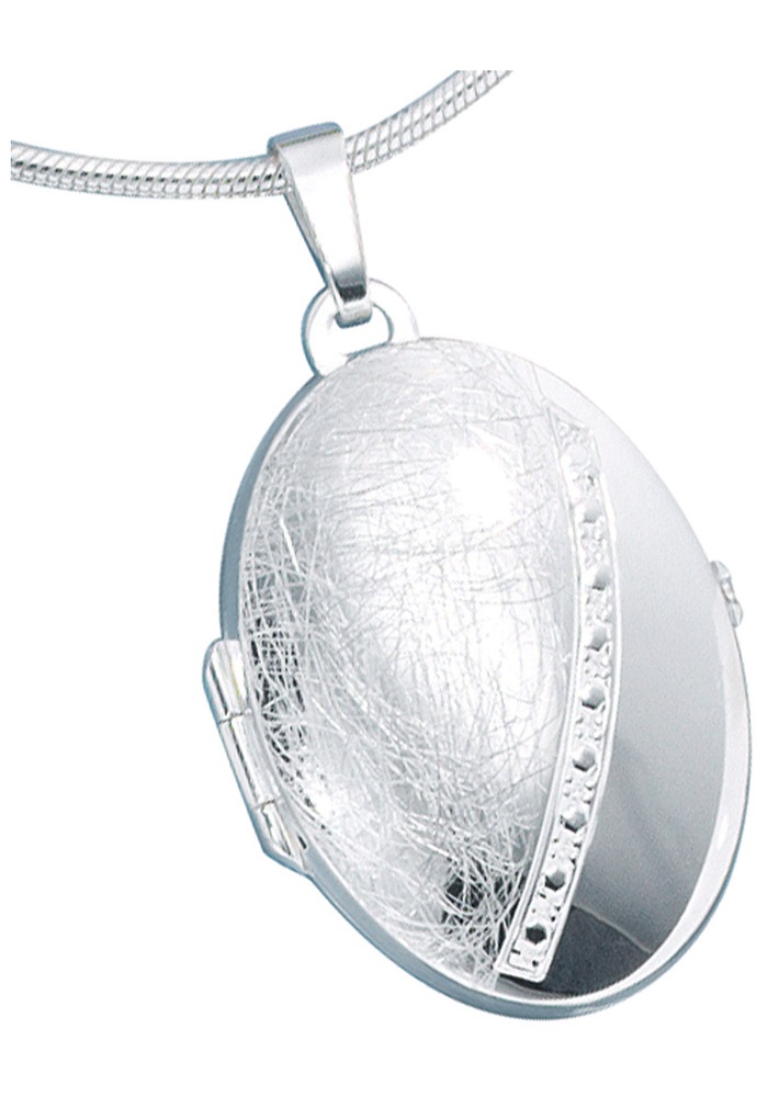JOBO Medallionanhänger »Anhänger Medaillon oval«, 925 Silber